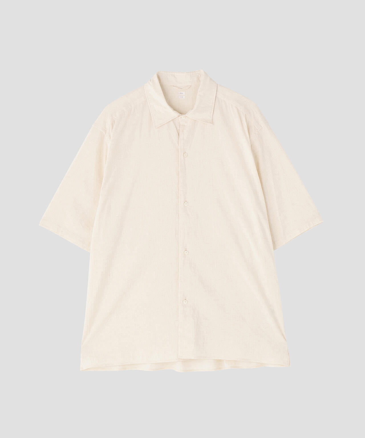 別注]blurhms / COTTON LINEN HALF-SLEEVE SHIRT | THE LIBRARY（ザ
