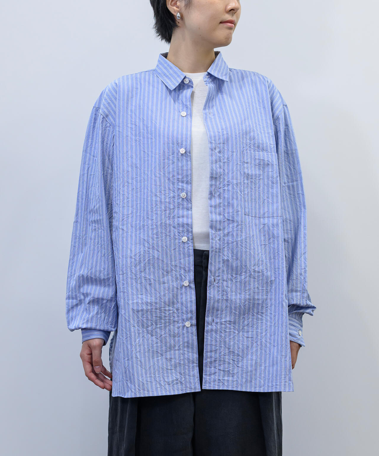 クリスタセヤ Cristaseya シャツ Cristaseya / HANDMADE MEN'S CLASSIC COLLAR SHIRT | THE LIBRARY（ザ