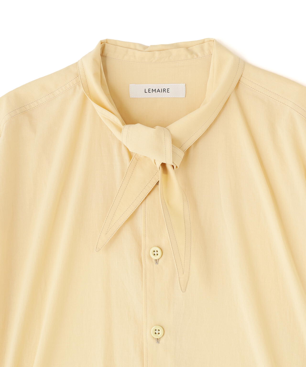LEMAIRE / SHORT SLEEVE SHIRT WITH FOULARD