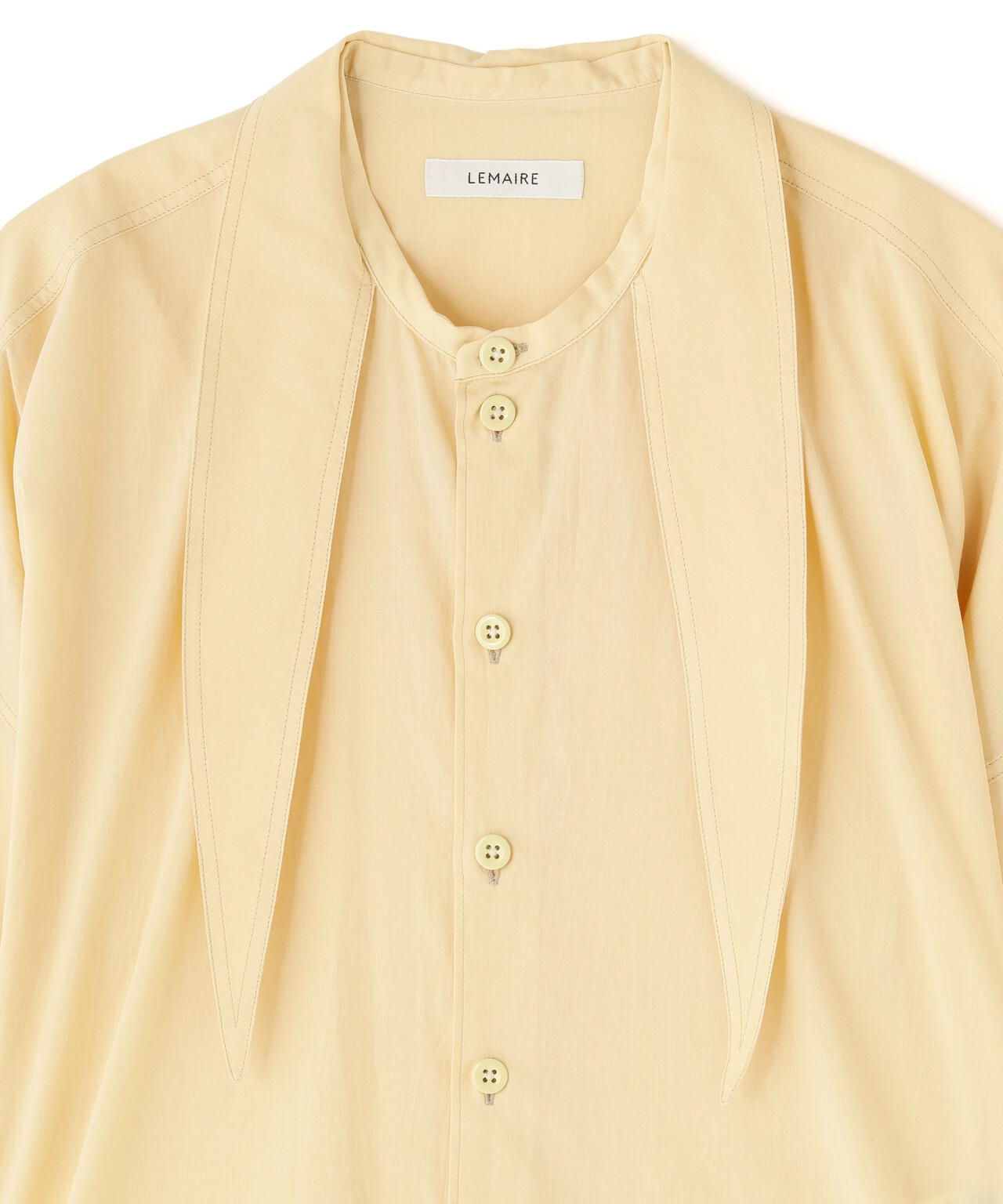 LEMAIRE / SHORT SLEEVE SHIRT WITH FOULARD