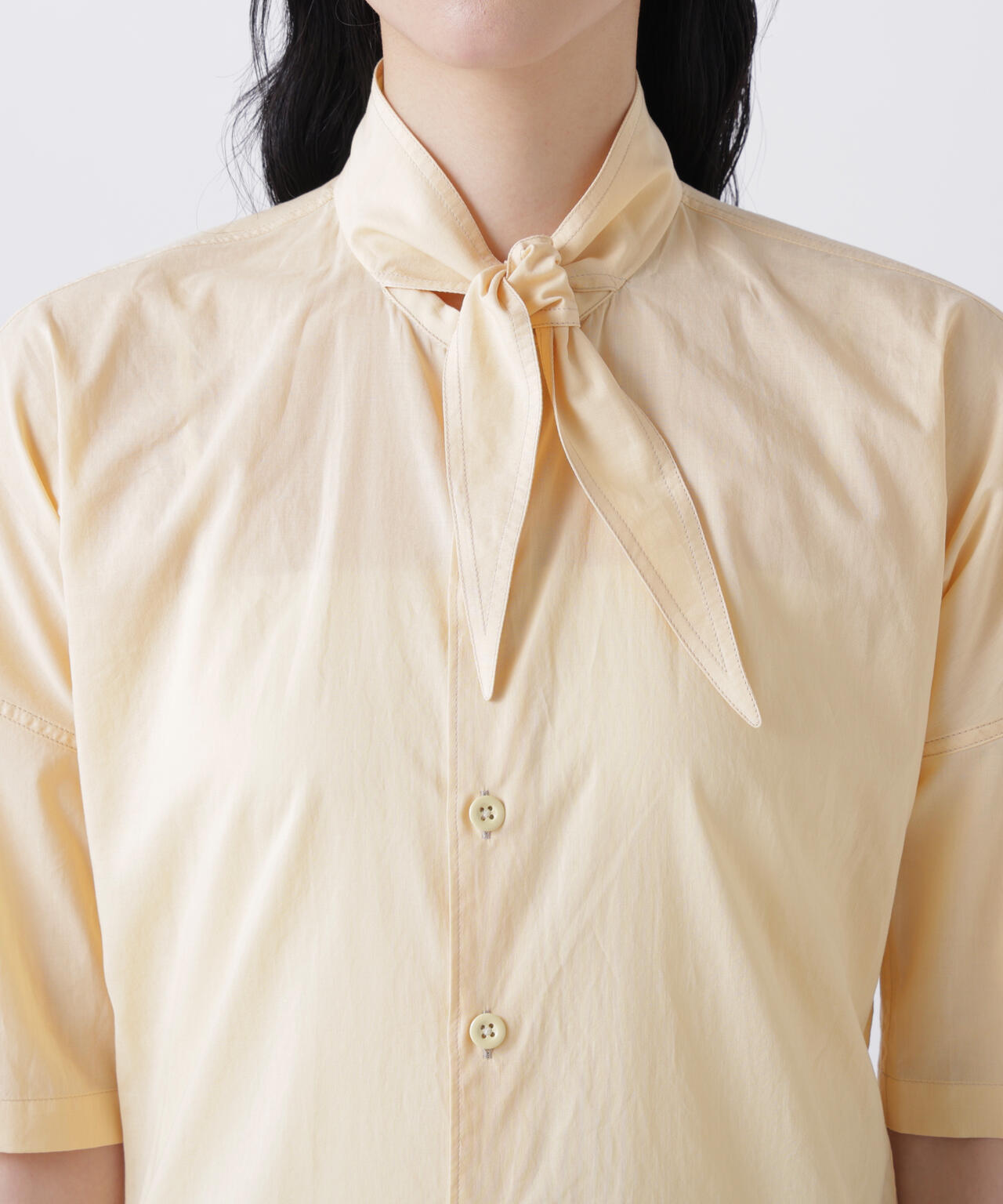 LEMAIRE / SHORT SLEEVE SHIRT WITH FOULARD | THE LIBRARY（ザ ライブ