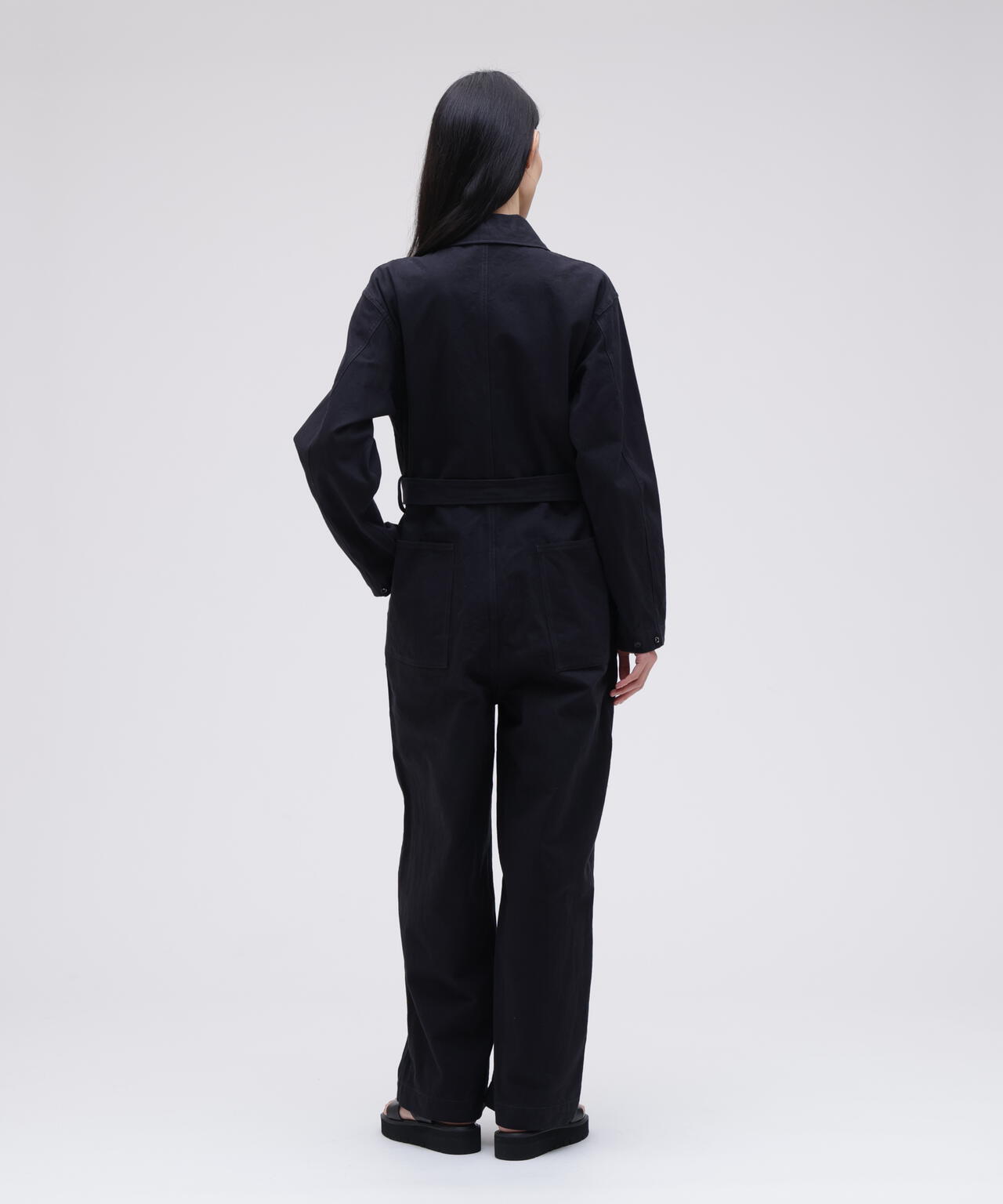 blurhms / HARD TWIST GABARDINE JUMP SUIT | THE LIBRARY（ザ ライブ