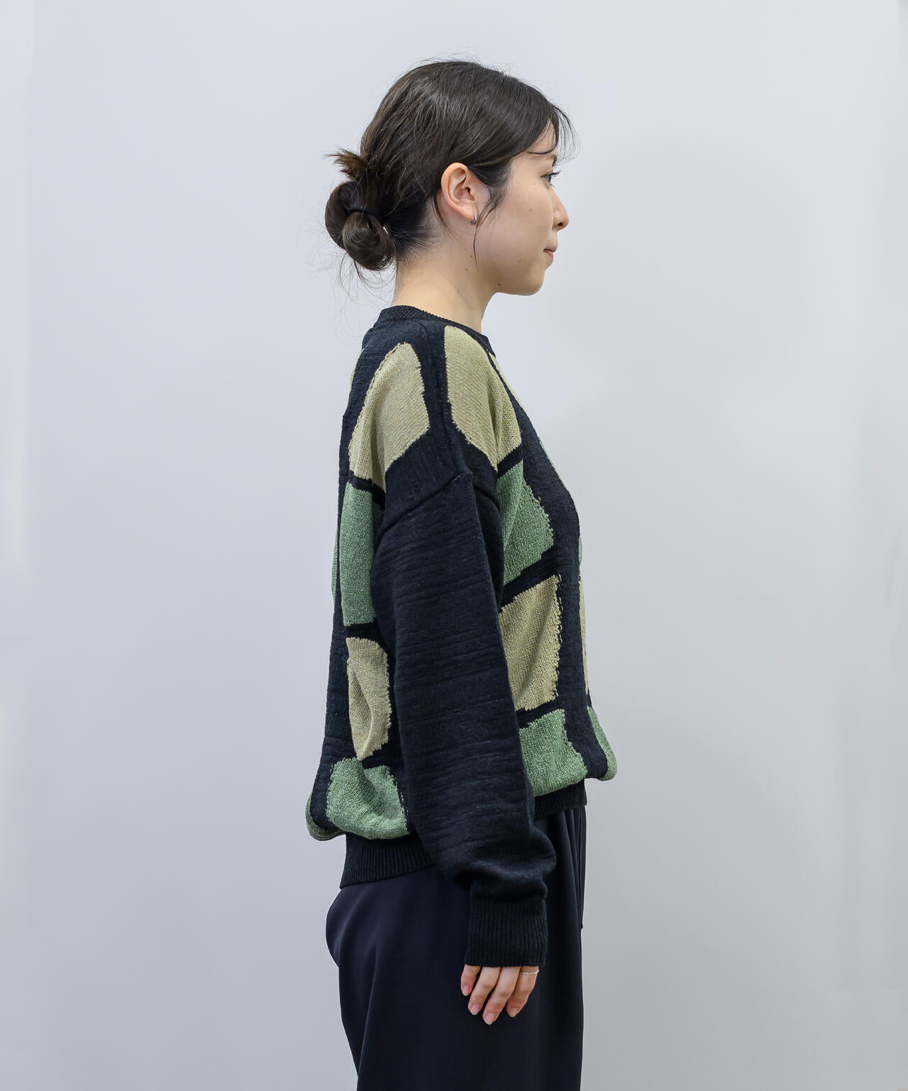 Cristaseya / WASHI PAPER PATCHWORK SWEATER | THE LIBRARY（ザ