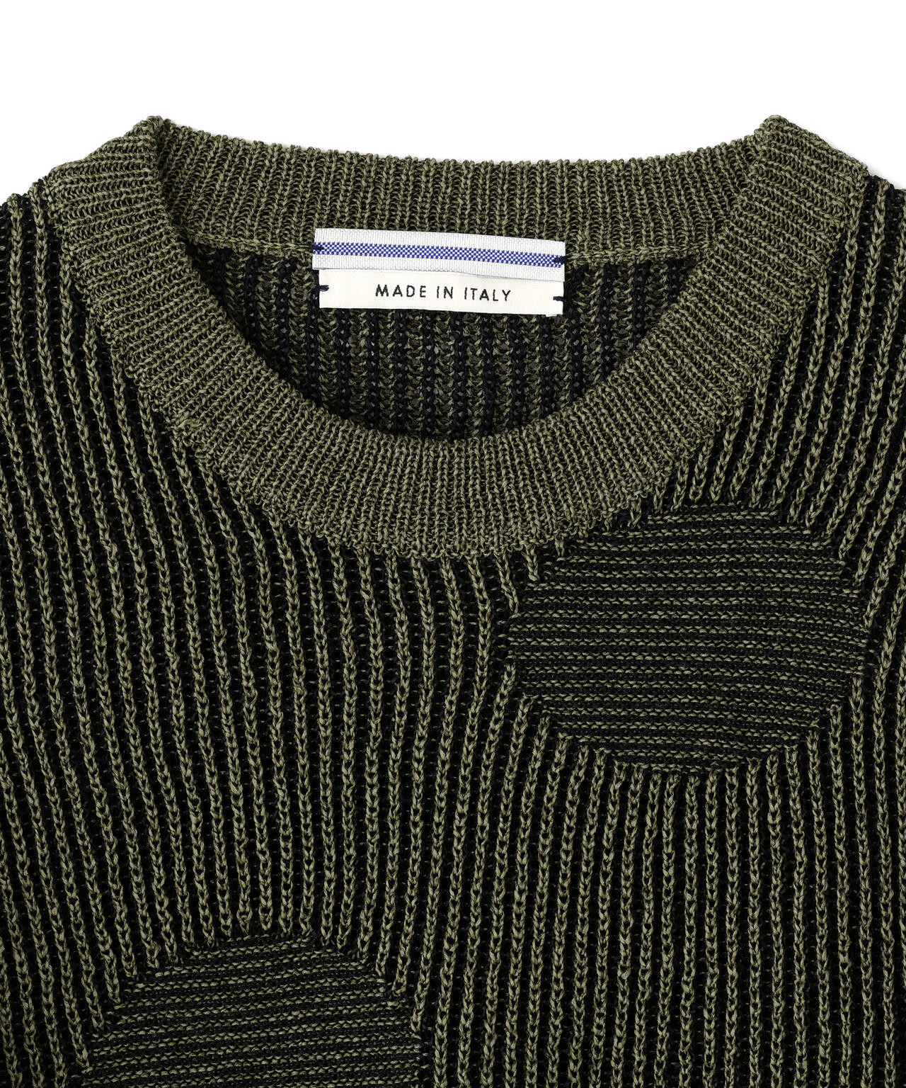 【新品】クリスタセヤ WASHI PAPER 1 YARN SWAETER Cristaseya / WASHI PAPER PATCHWORK SWEATER | THE LIBRARY（ザ