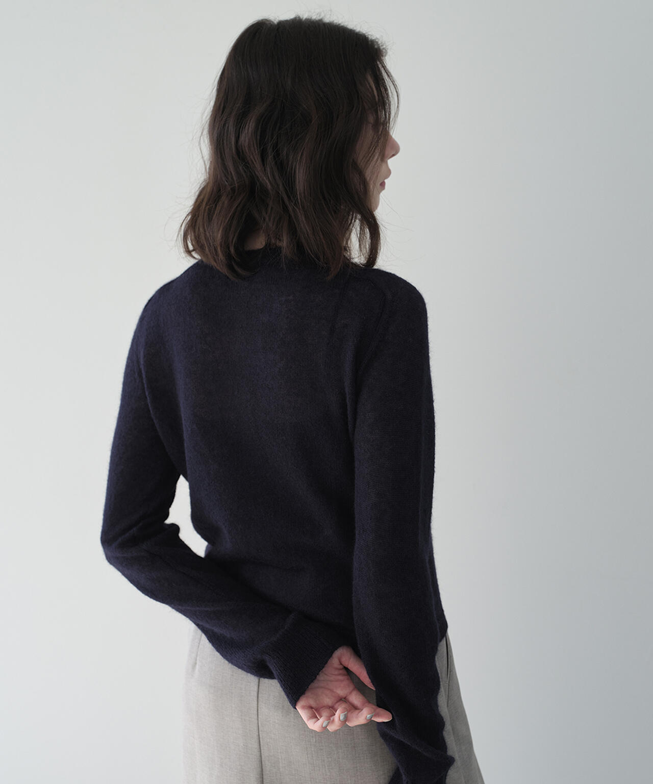 [別注]STUDIO NICHOLSON / MOHAIR LONG SLEEVE CARDIGAN