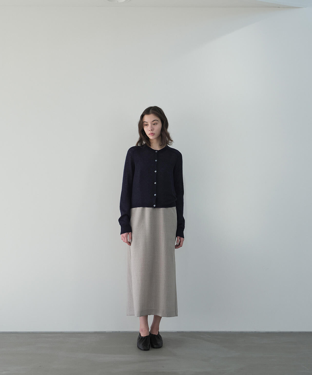 [別注]STUDIO NICHOLSON / MOHAIR LONG SLEEVE CARDIGAN