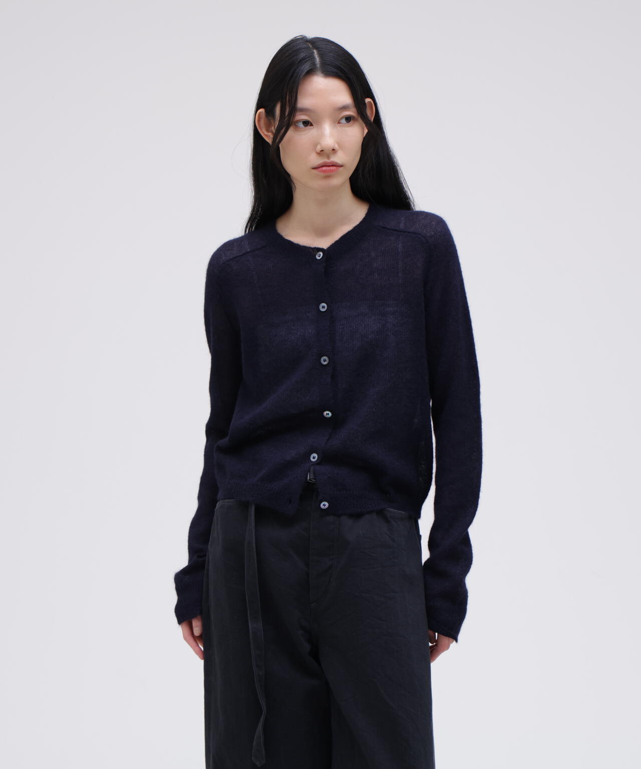 [別注]STUDIO NICHOLSON / MOHAIR LONG SLEEVE CARDIGAN