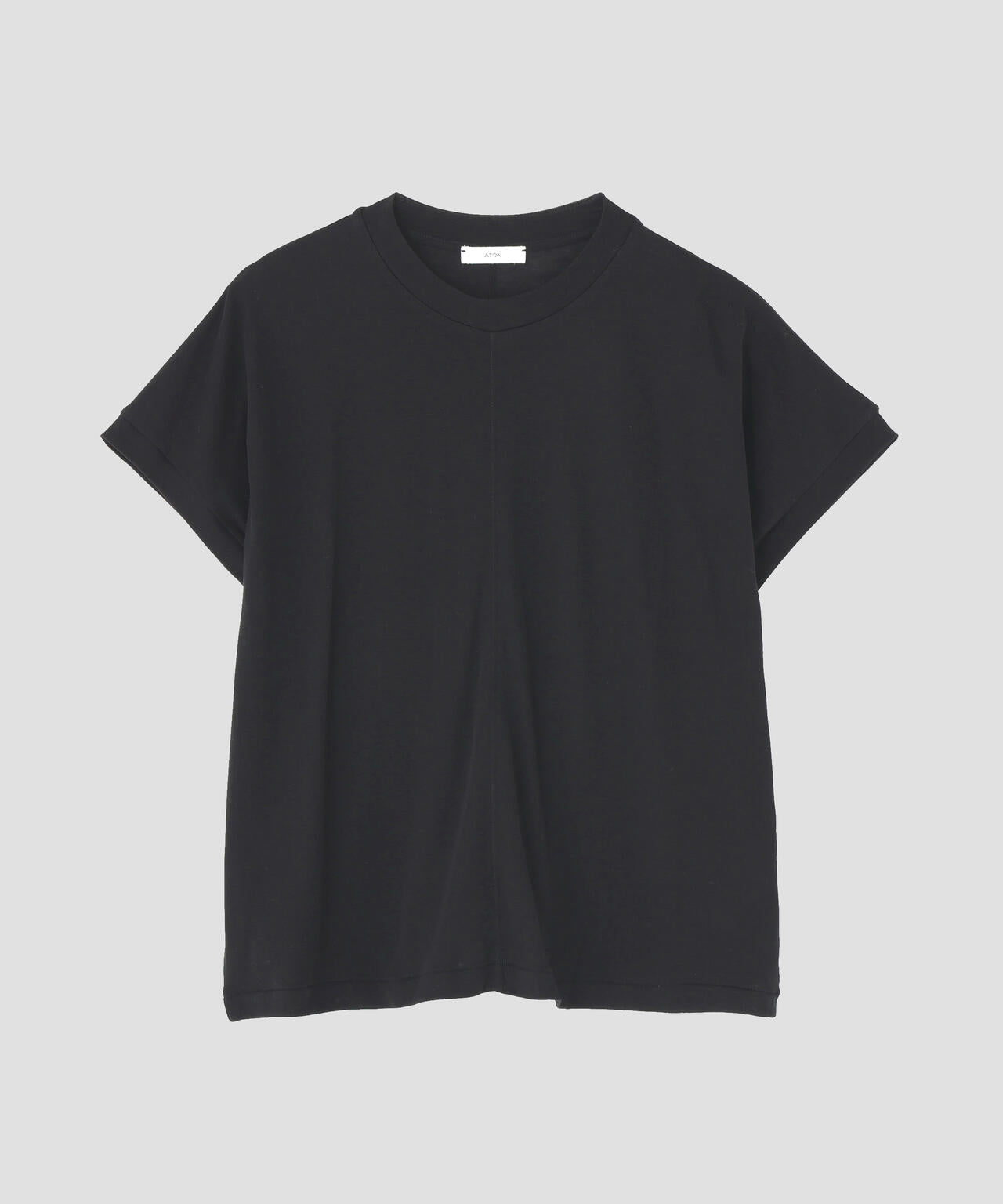 ATON / COTTON LINEN FRAISE OVERSIZED T-SHIRT