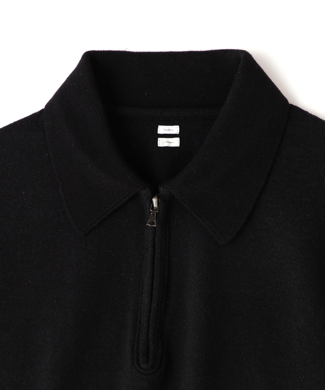 blurhms / COTTON SILK NEP HARF-ZIP PULLOVER | THE LIBRARY（ザ