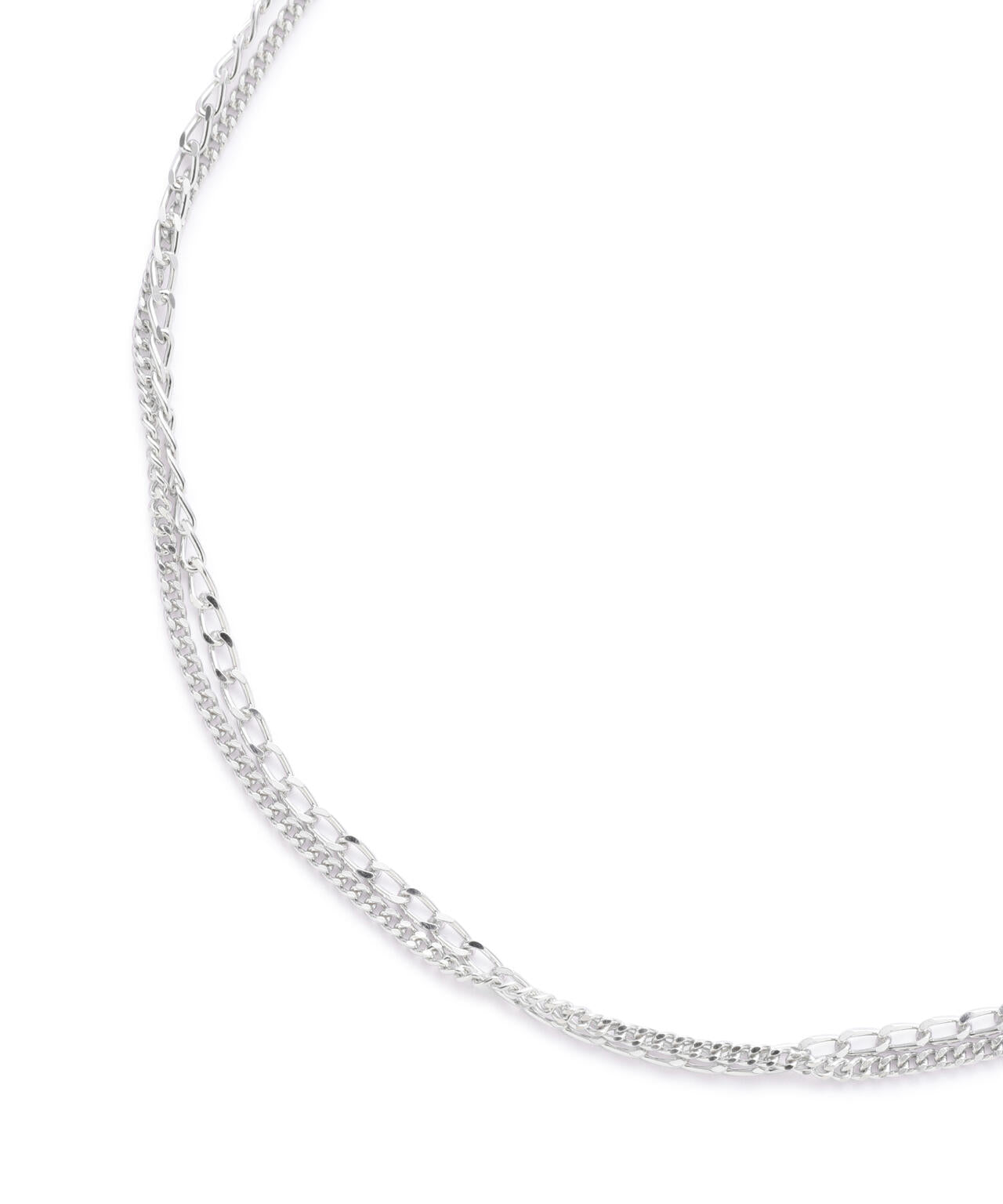 MARIHA / Silent Rain ネックレス2連(カーブ×ロングカーブ) SV(RDC) 60cm