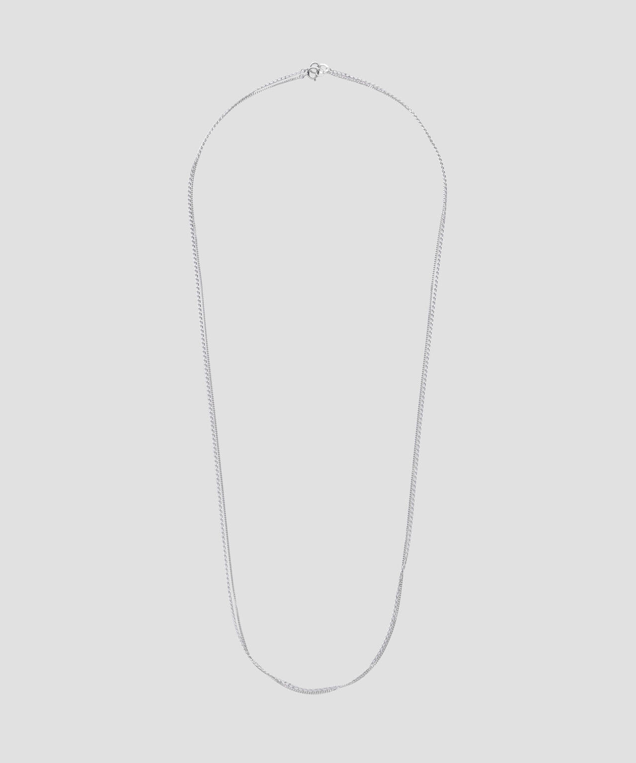 MARIHA / Silent Rain ネックレス2連(カーブ×ロングカーブ) SV(RDC) 60cm