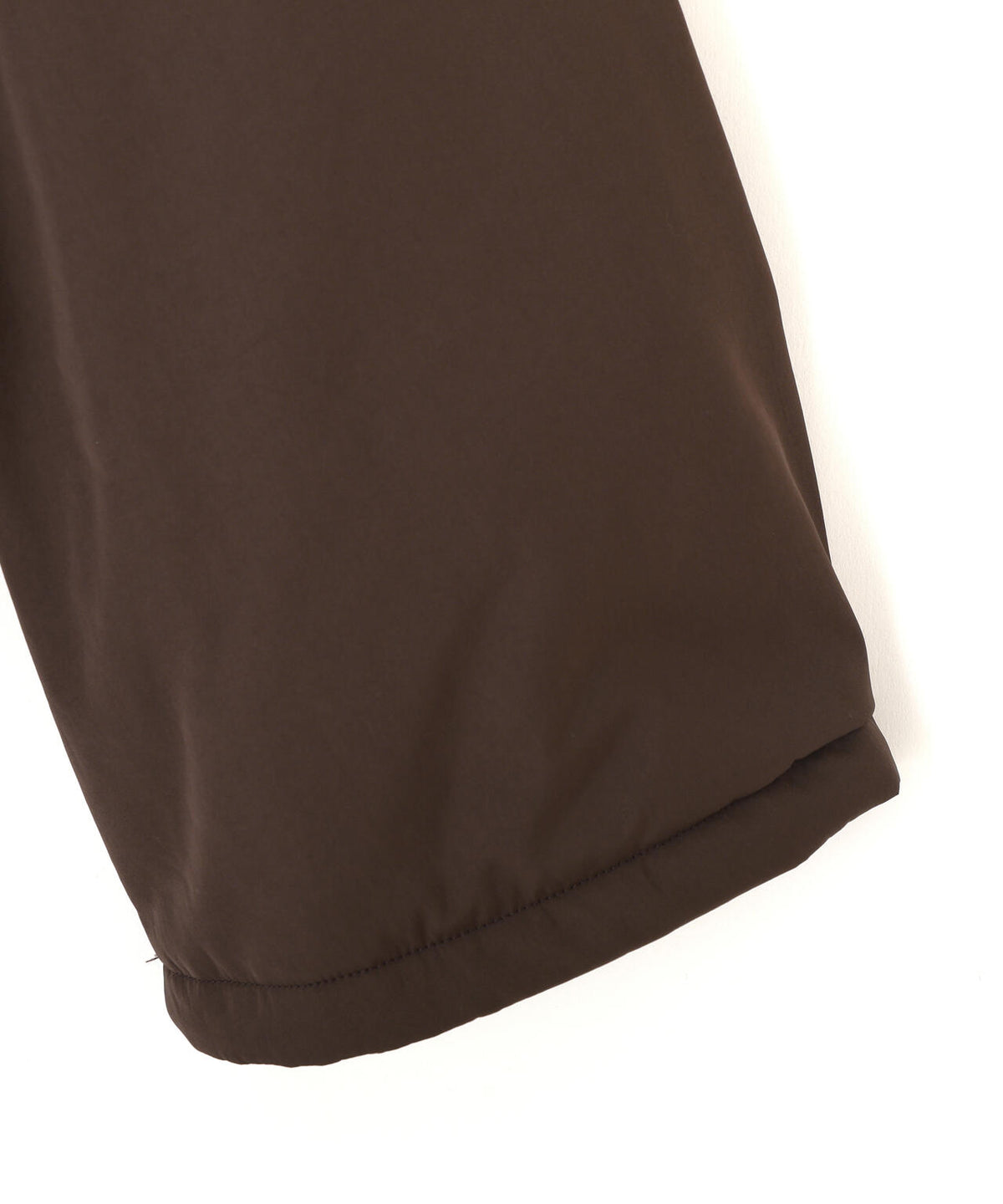 ATON / TWIST NYLON TAFTA SHORT DOUBLE BREASTED COAT