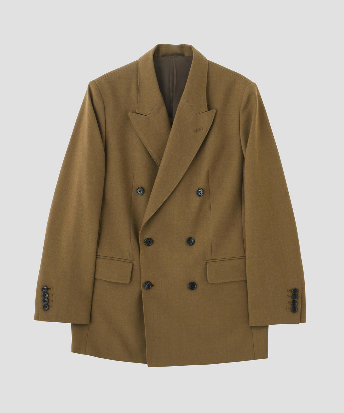blurhms / WOOL GABARDINE DOUBLE-BREASTED JACKET