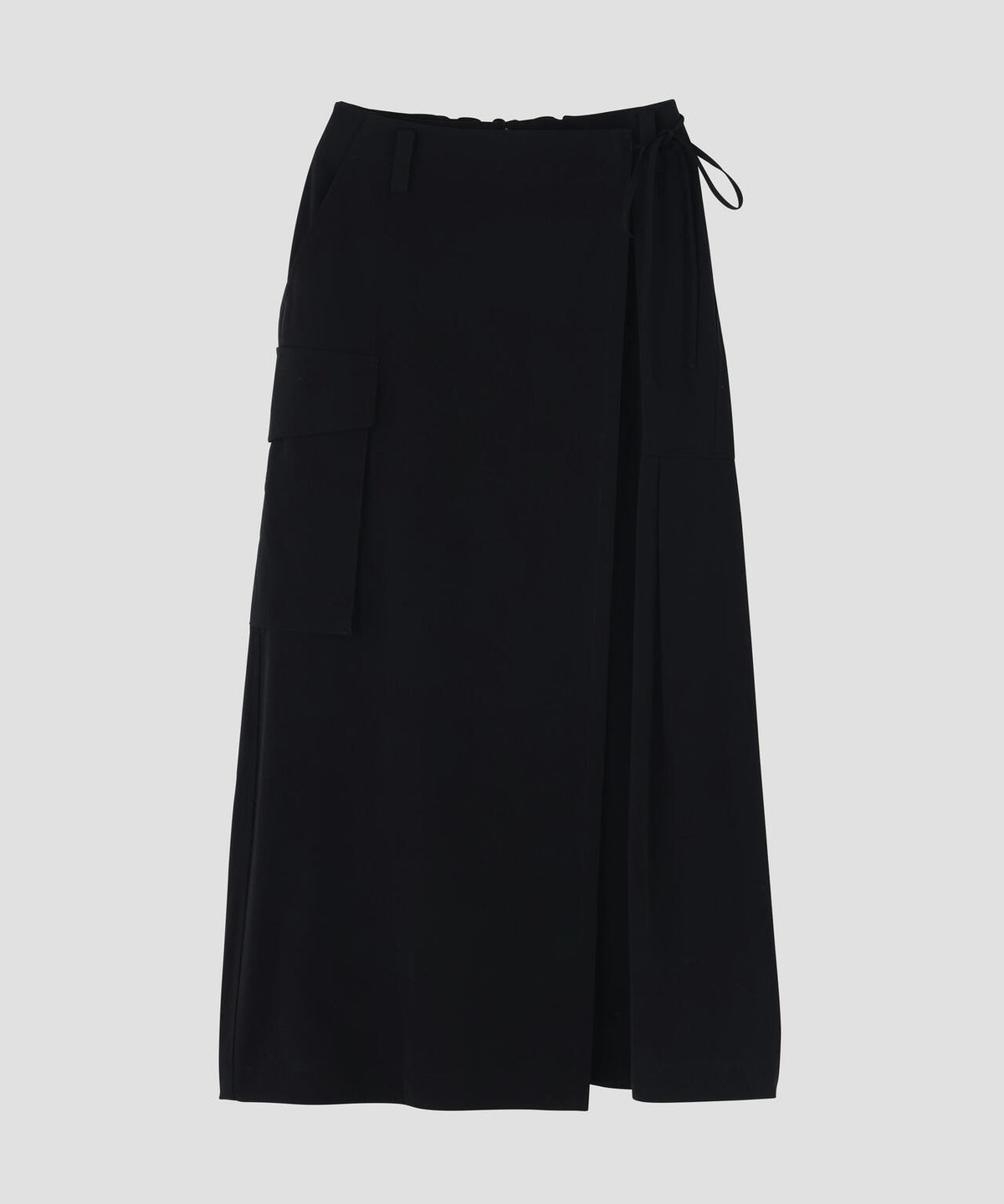 IRENISA / LAYERED WRAP-SKIRT