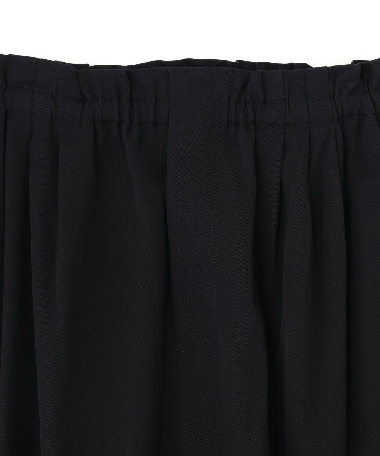 ATON / WOOL GABARDINE WIDE TAPERED PANTS WOMEN