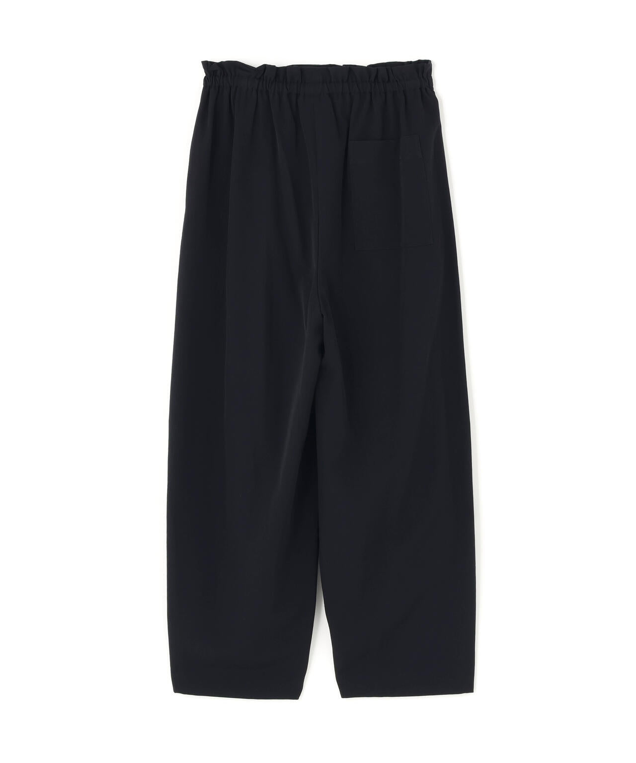 ATON / WOOL GABARDINE WIDE TAPERED PANTS WOMEN