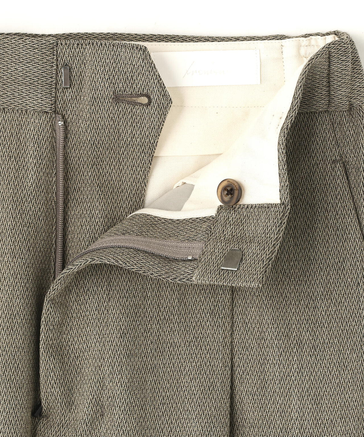 IRENISA / ONE-TUCK STRAIGHT TROUSERS