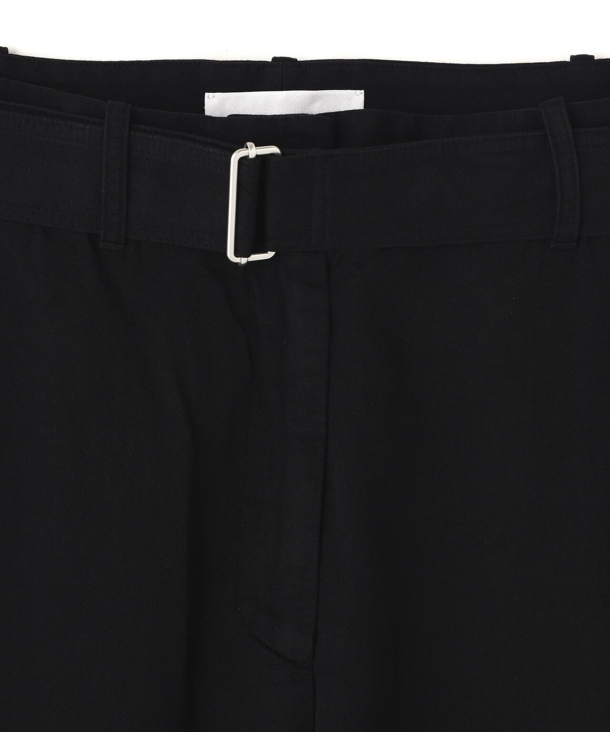 STUDIO NICHOLSON / GARMENT DYED LINEN BELTED ROUND LEG PANT WOMEN