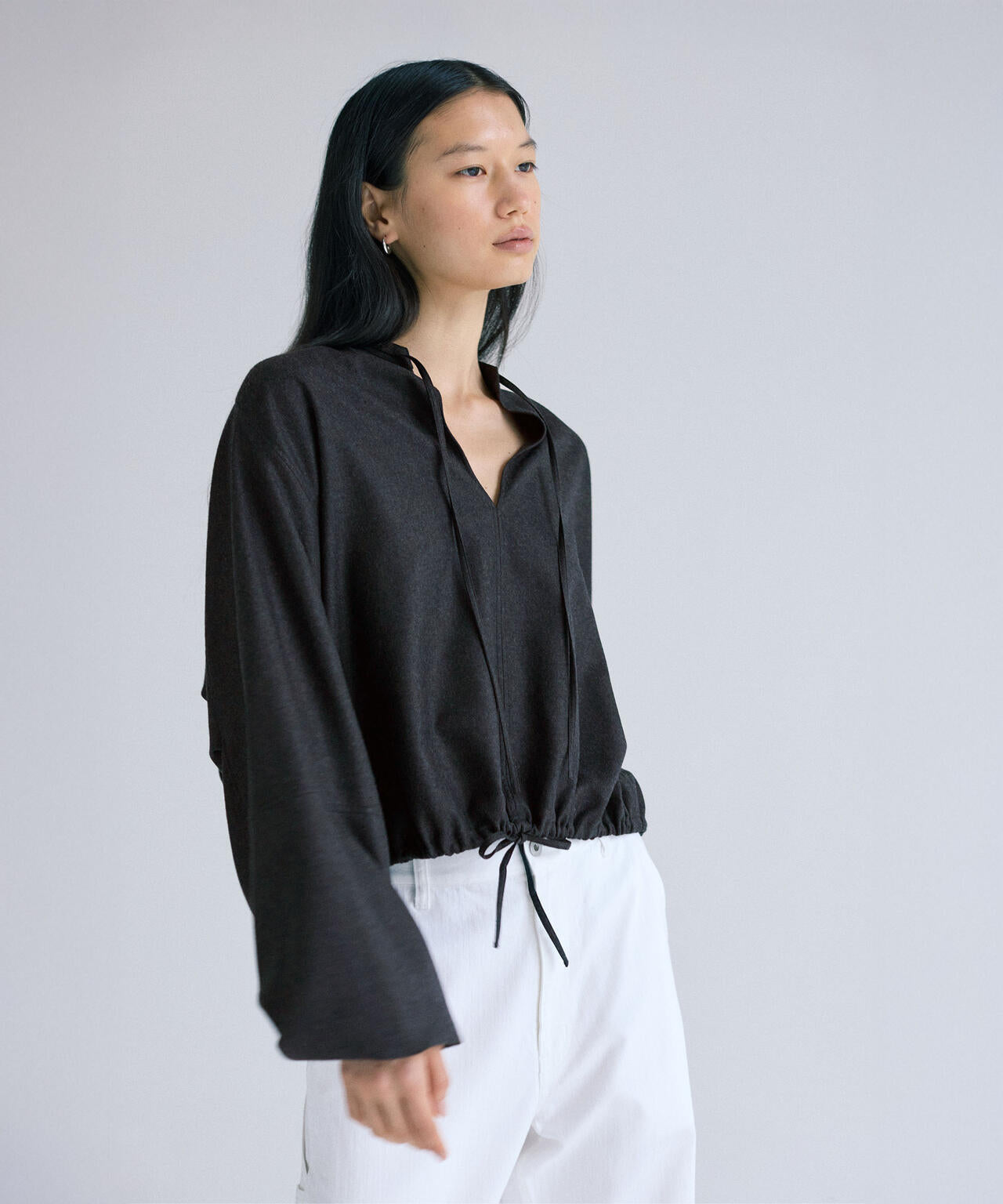IRENISA / SLIT-NECK BLOUSE | THE LIBRARY（ザ ライブラリー