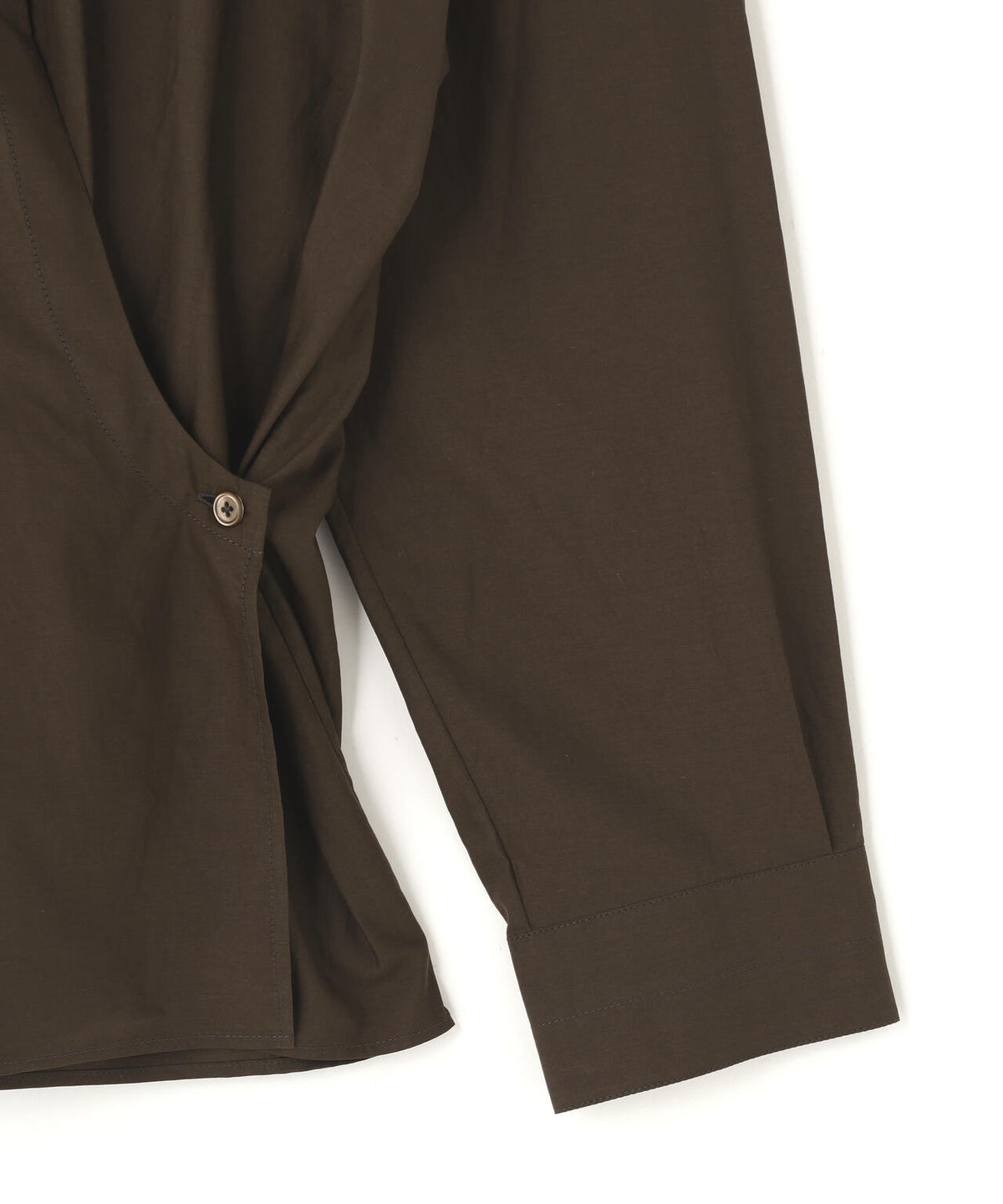 LEMAIRE / STRAIGHT COLLAR TWISTED SHIRT