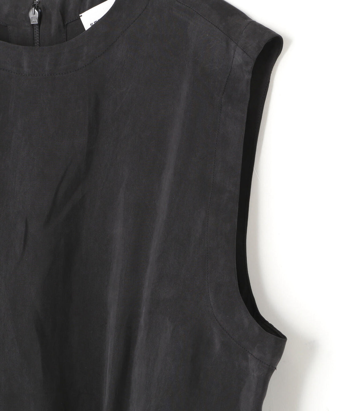 STUDIO NICHOLSON / POWDERED TENCEL KNOTTED SLEEVELESS DRESS