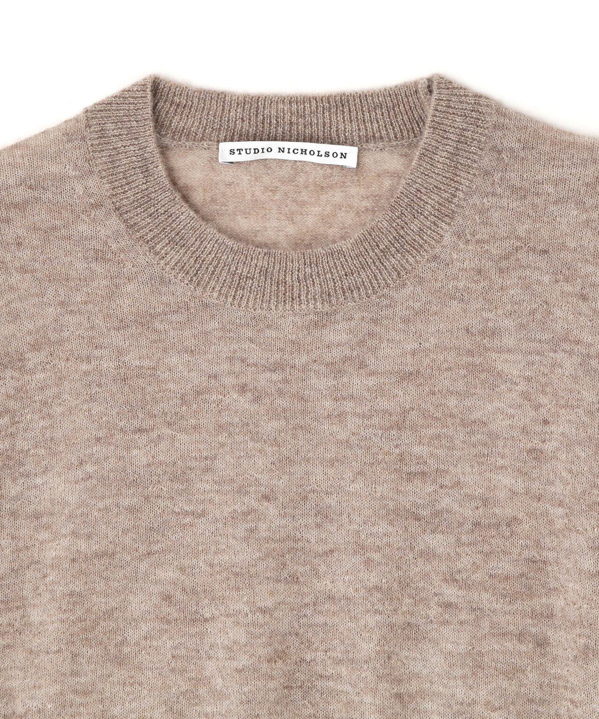 [別注] STUDIO NICHOLSON / FINE ALPACA 12GG SLIM FIT CREW NECK