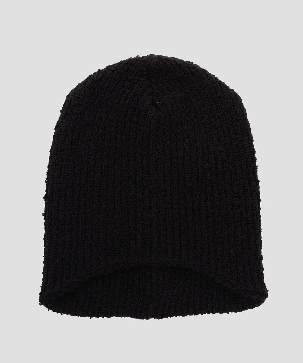 KIJIMA TAKAYUKI / [UNISEX] COTTON BOUCLE BACK LONG BEANIE
