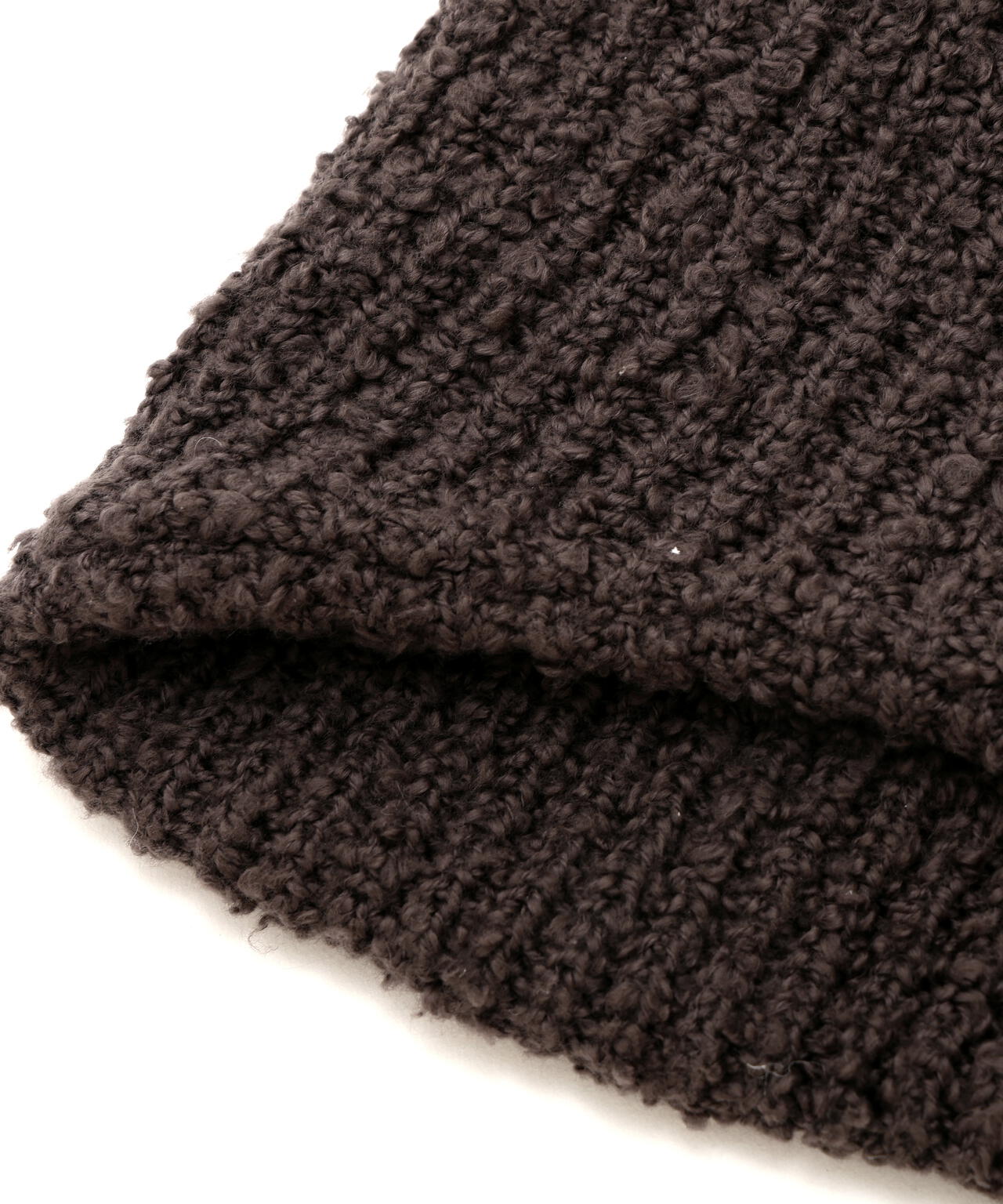 KIJIMA TAKAYUKI / [UNISEX] COTTON BOUCLE BACK LONG BEANIE | THE