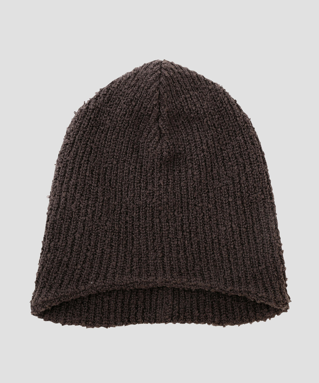 KIJIMA TAKAYUKI / [UNISEX] COTTON BOUCLE BACK LONG BEANIE | THE