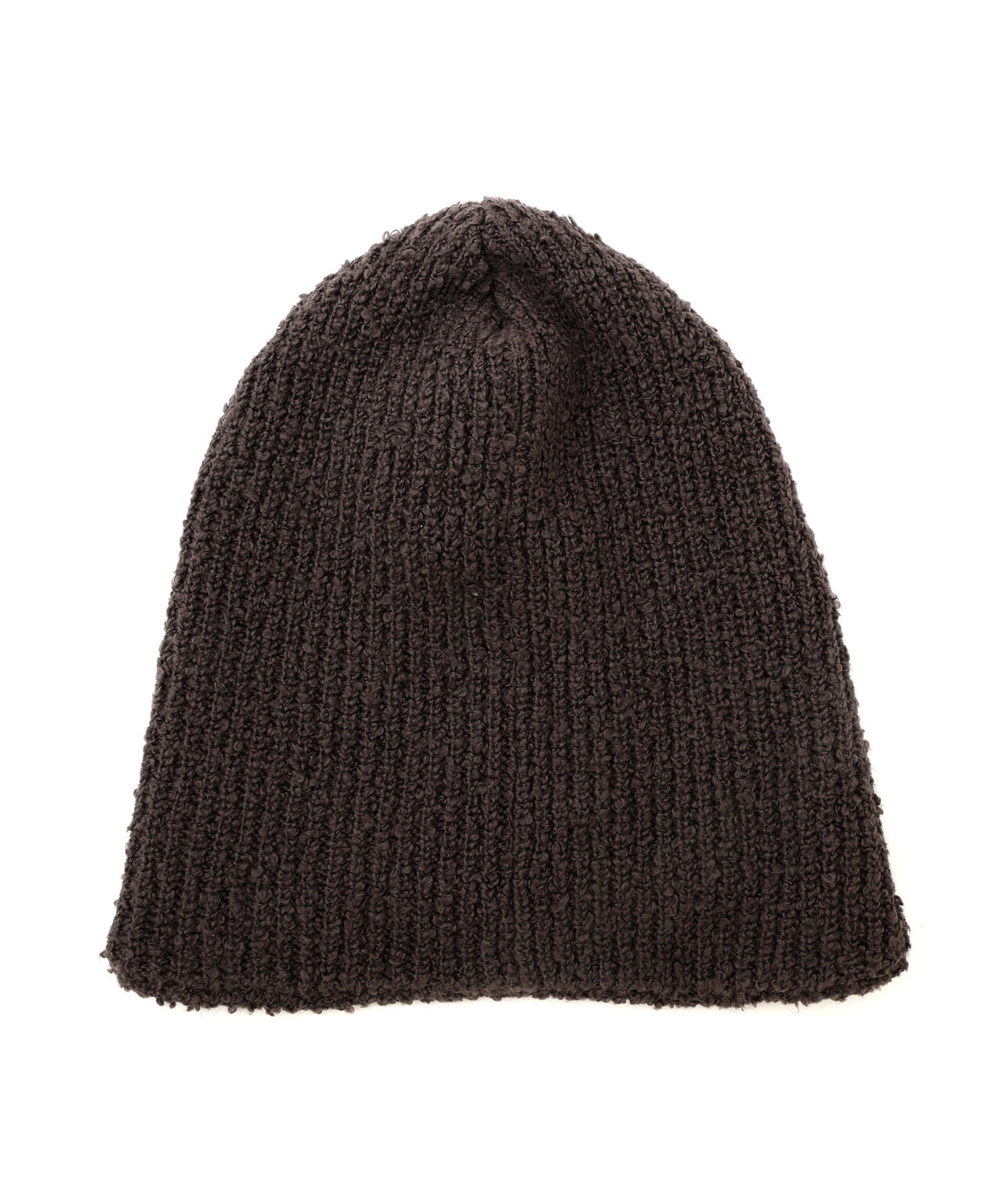 KIJIMA TAKAYUKI / [UNISEX] COTTON BOUCLE BACK LONG BEANIE | THE