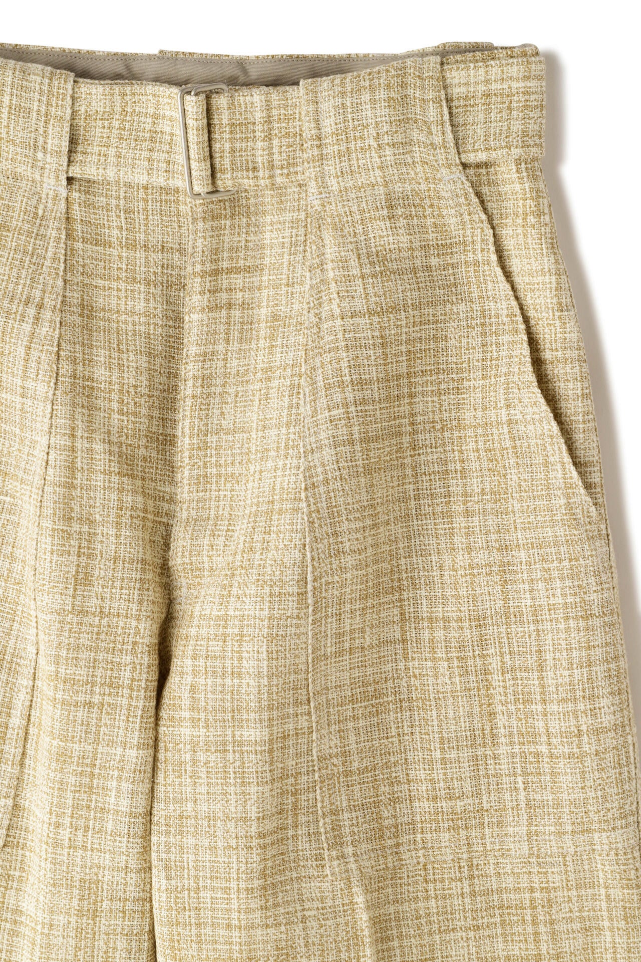 YLEVE / JUTE COTTON DUCK SHORTS