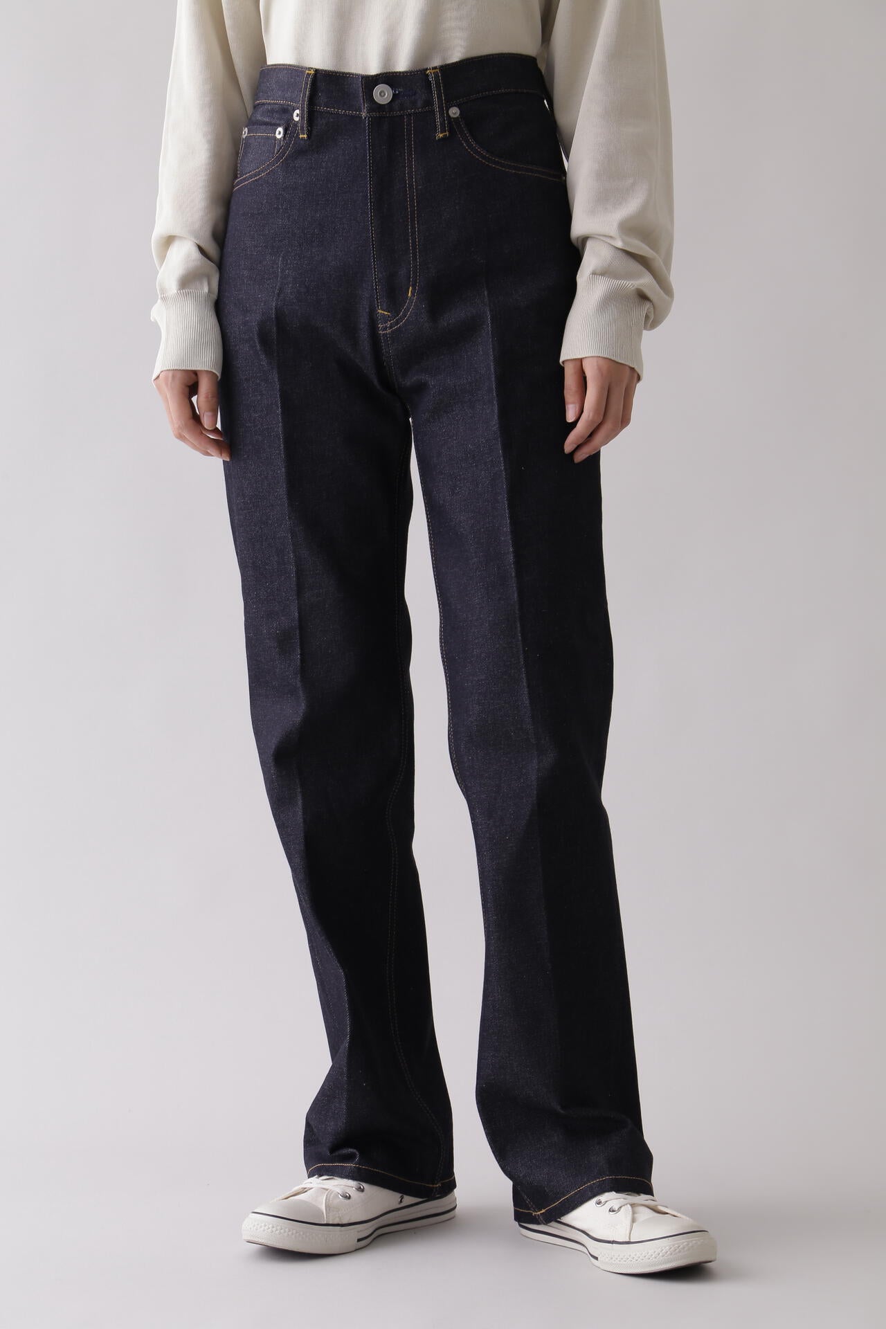 YLEVE / 13.5oz DENIM PRESSED 5P RIGID