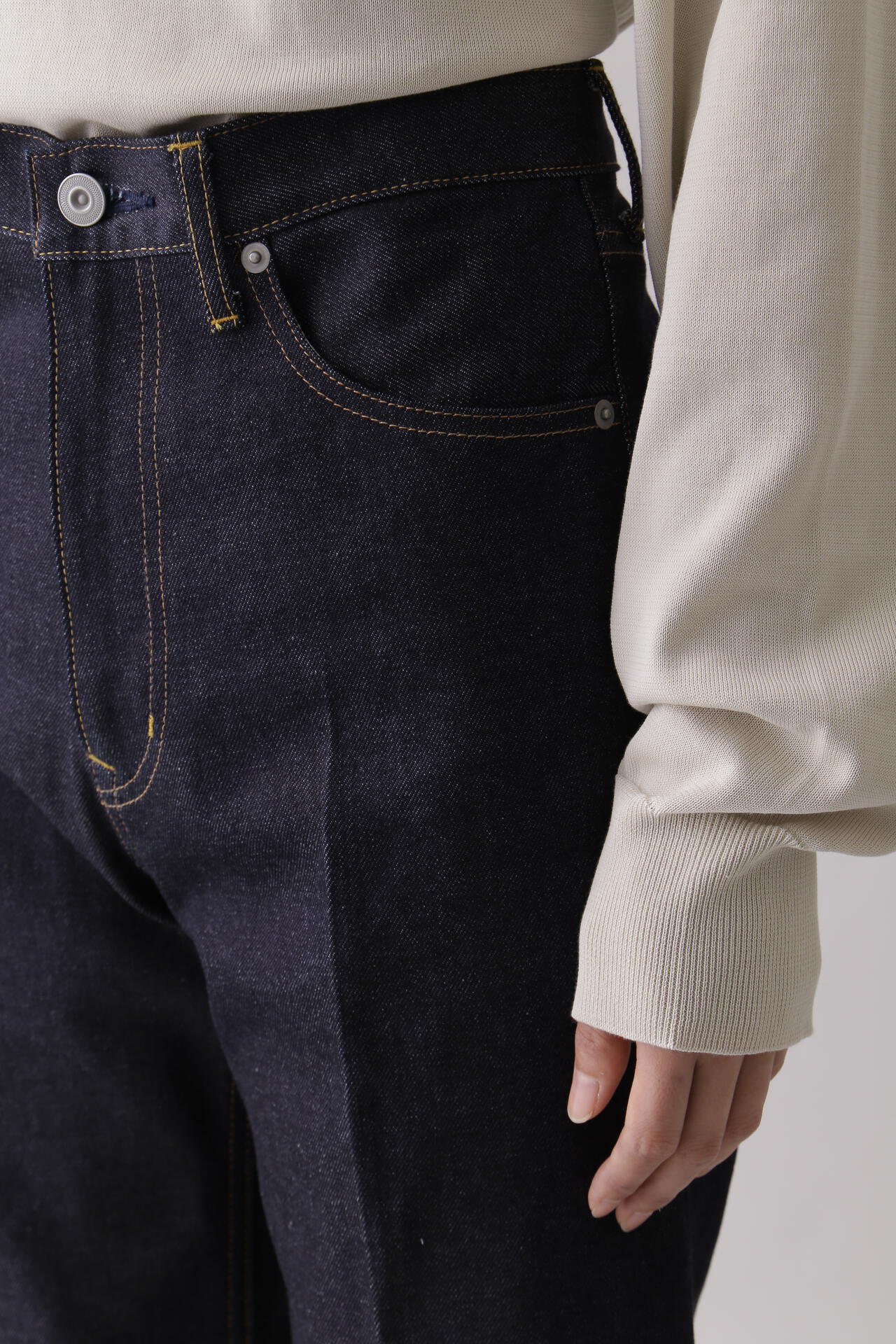 YLEVE / 13.5oz DENIM PRESSED 5P RIGID