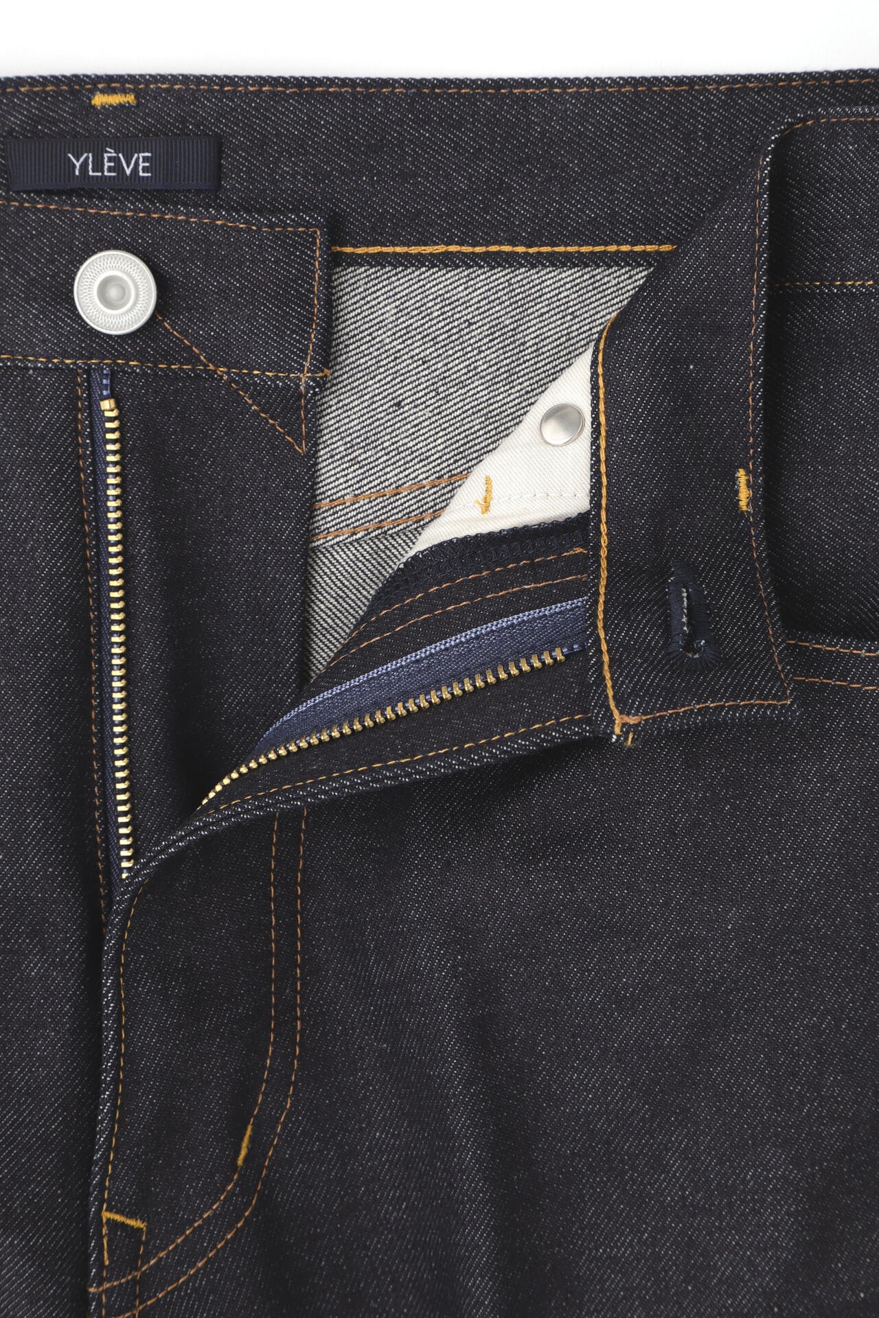 YLEVE / 13.5oz DENIM PRESSED 5P RIGID