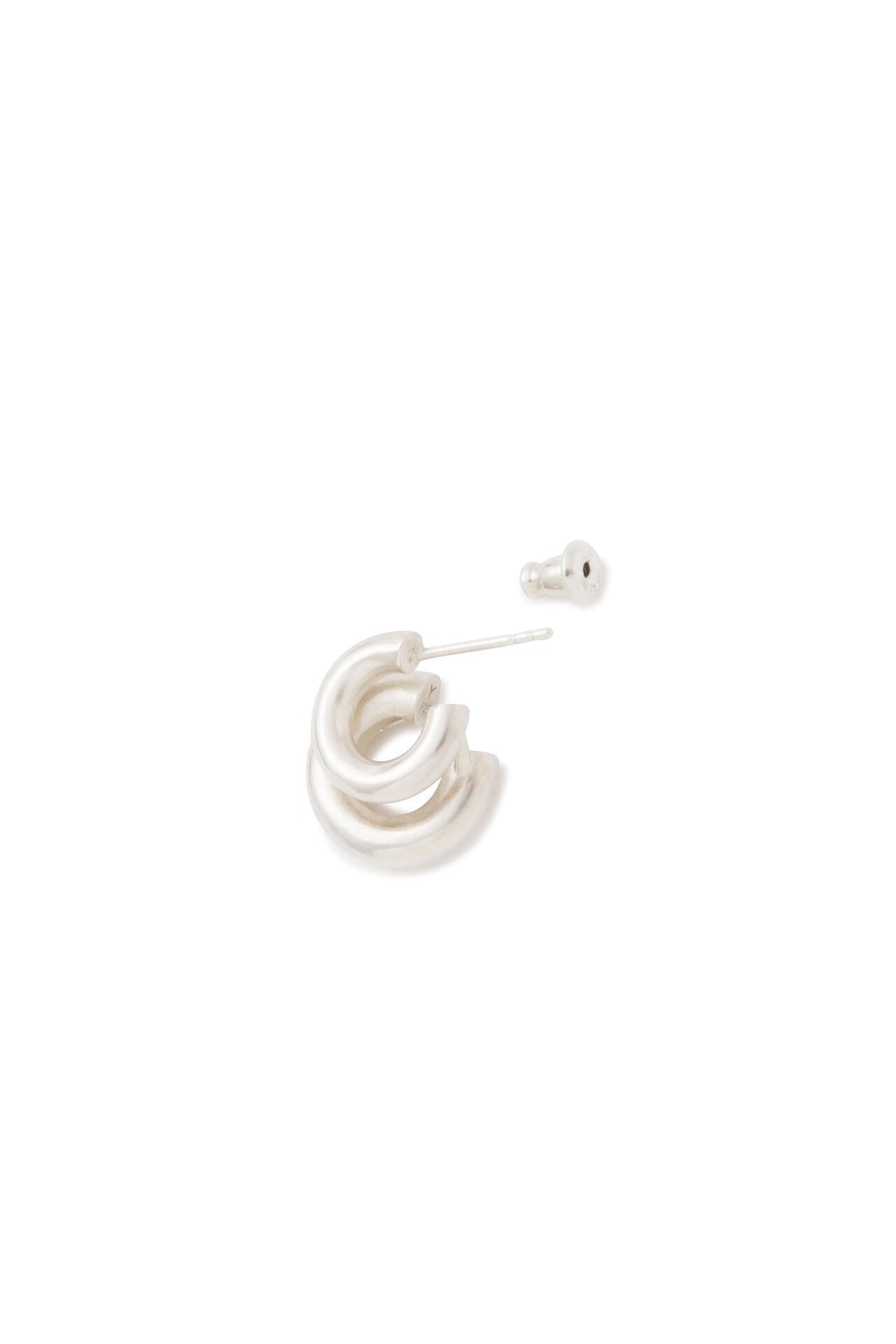 YLEVE / W CIRCLE EARRING LEFT