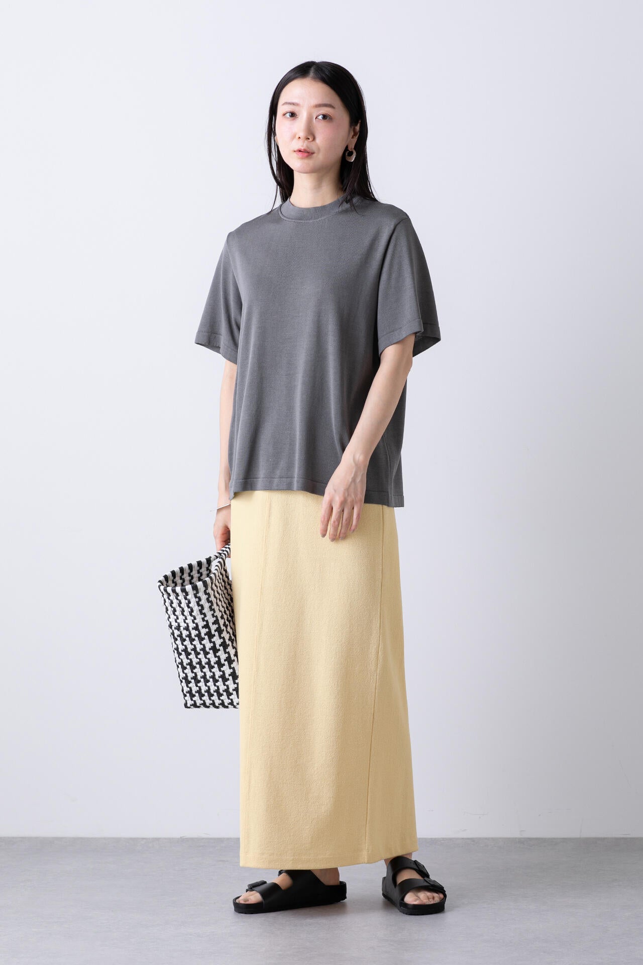 YLEVE / HIGH TWIST BOUCLE JERSEY SK