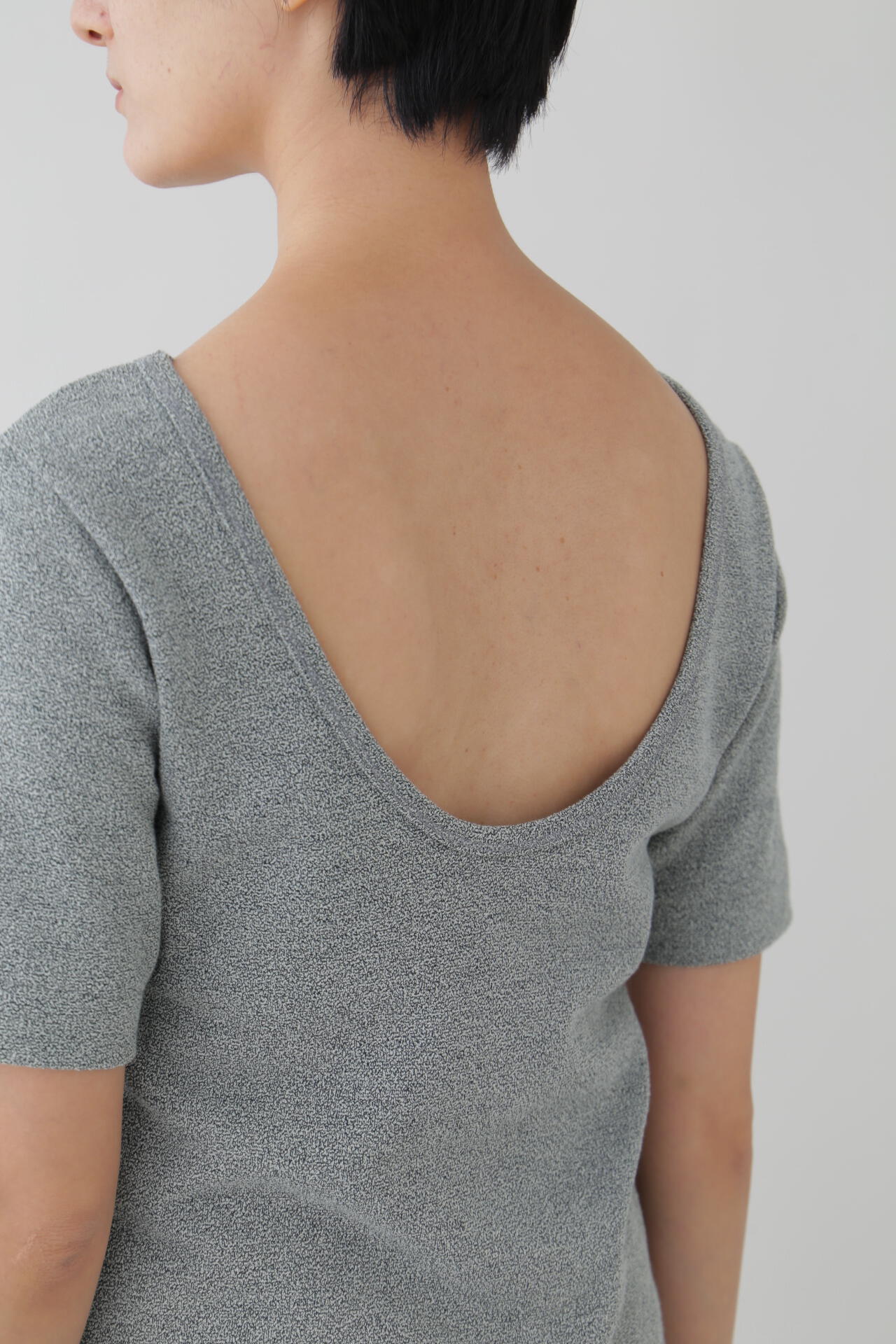 YLEVE / HIGH TWIST BOUCLE JERSEY P/O