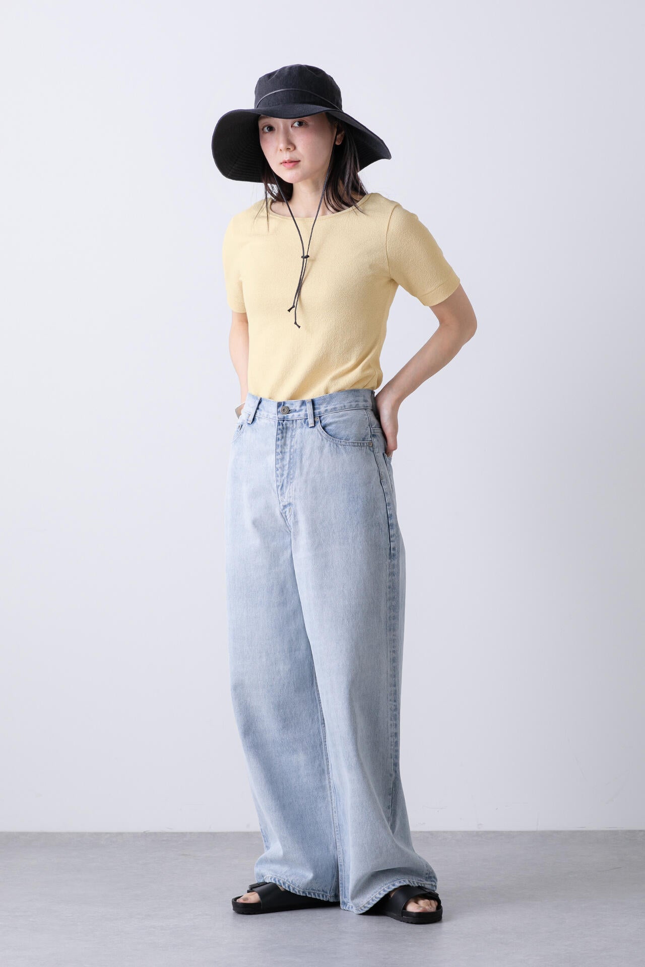 YLEVE / HIGH TWIST BOUCLE JERSEY P/O