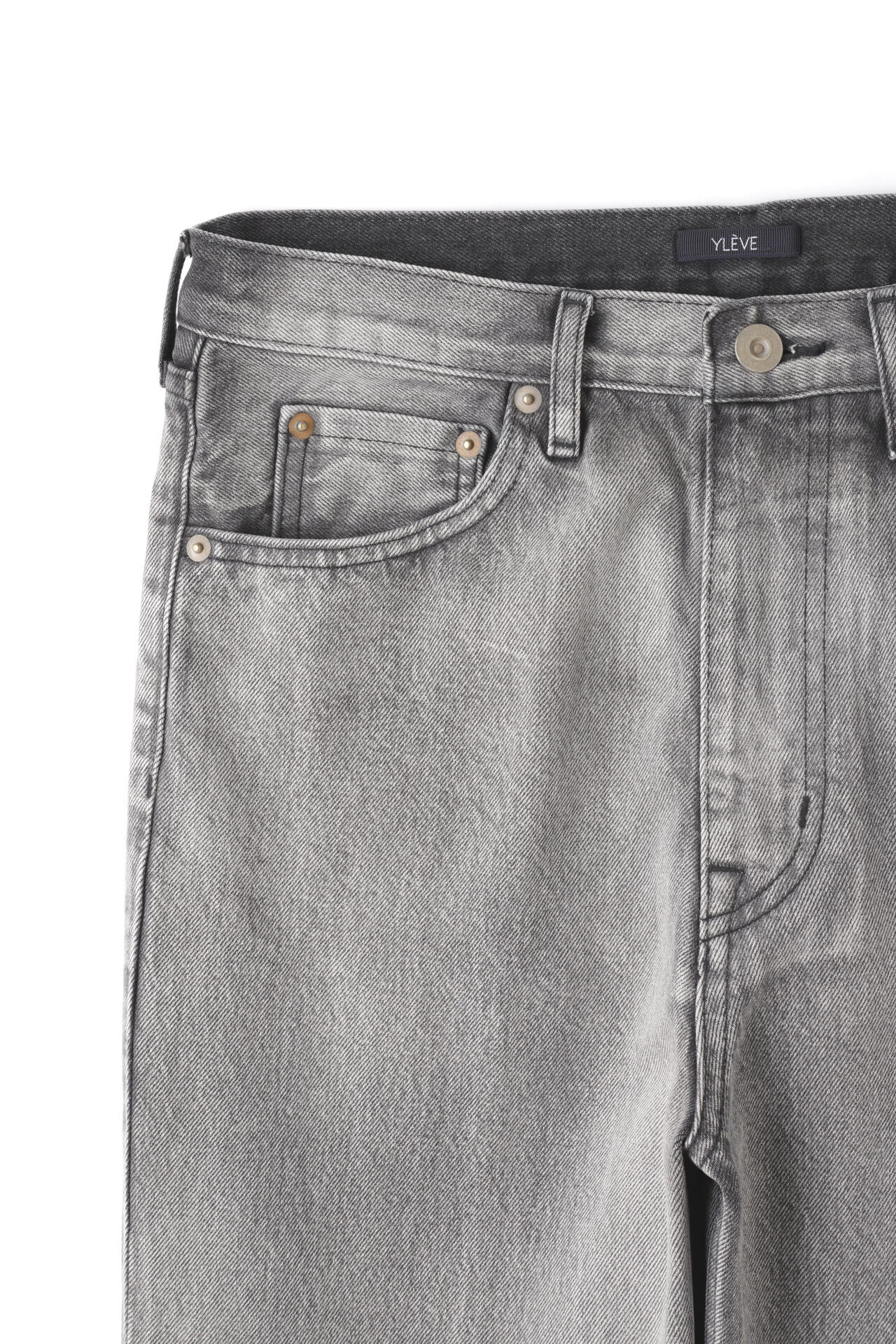 YLEVE / 13.5oz DENIM PRESSED 5P FADE