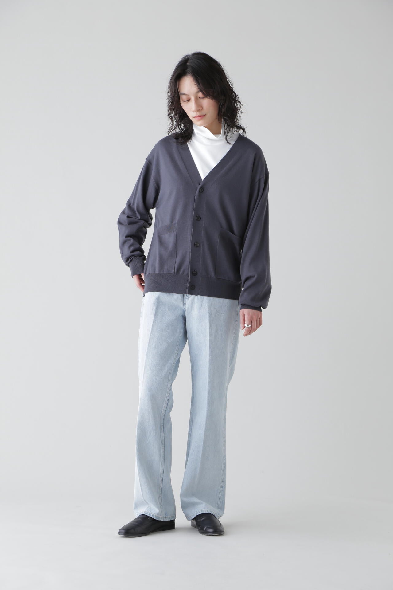 YLEVE / 13.5oz DENIM PRESSED 5P FADE