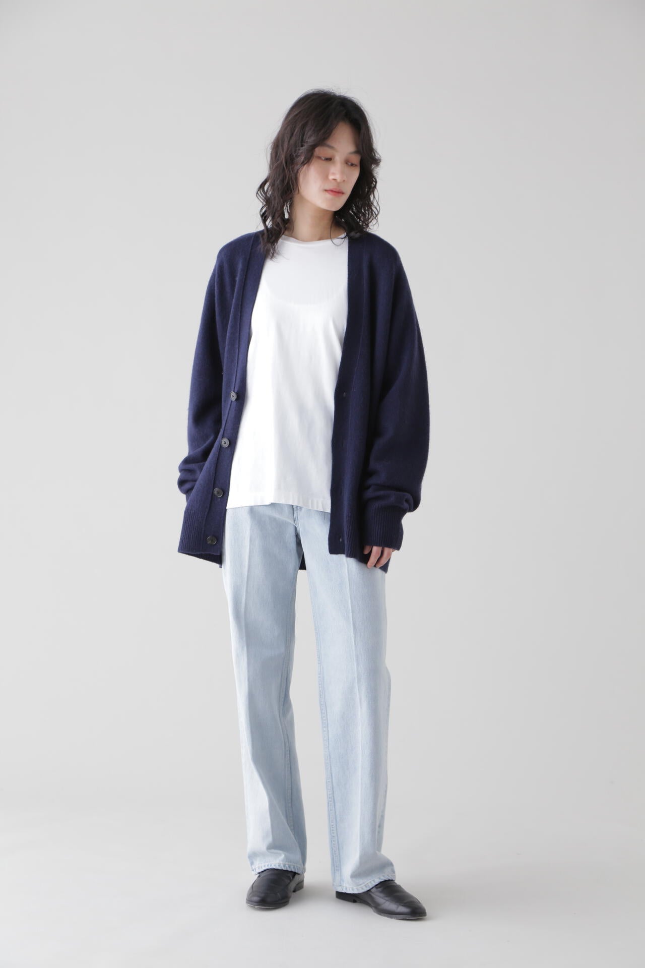 YLEVE / 13.5oz DENIM PRESSED 5P FADE