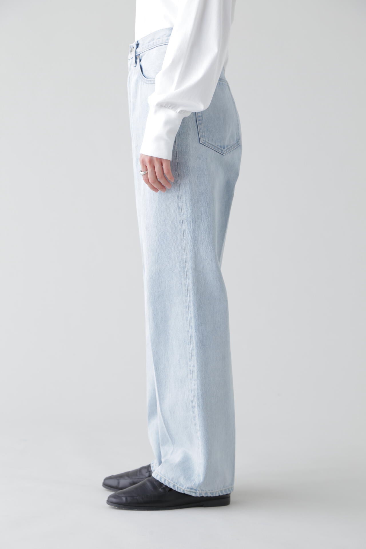 YLEVE / 13.5oz DENIM PRESSED 5P FADE