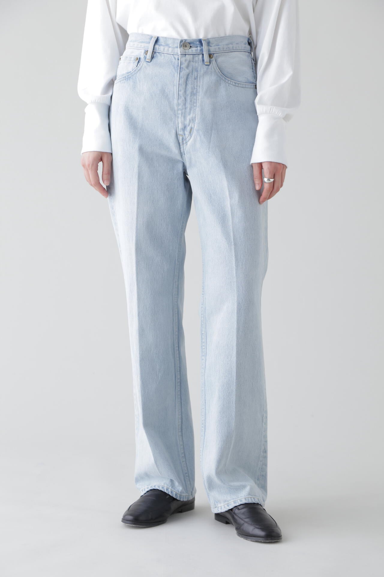 YLEVE / 13.5oz DENIM PRESSED 5P FADE