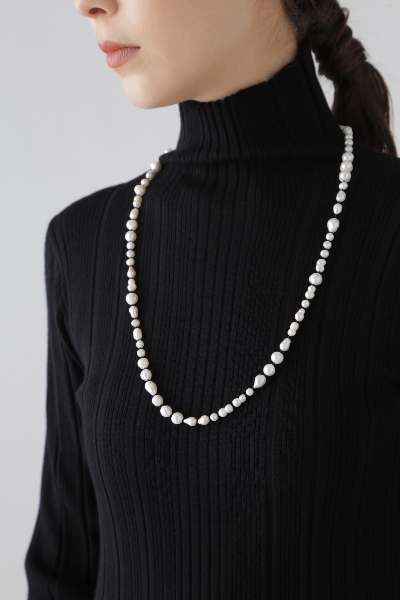 YLÈVE / MIX PEARL NECKLACE 70cm | YLÈVE（イレーヴ） ｜【公式】通販