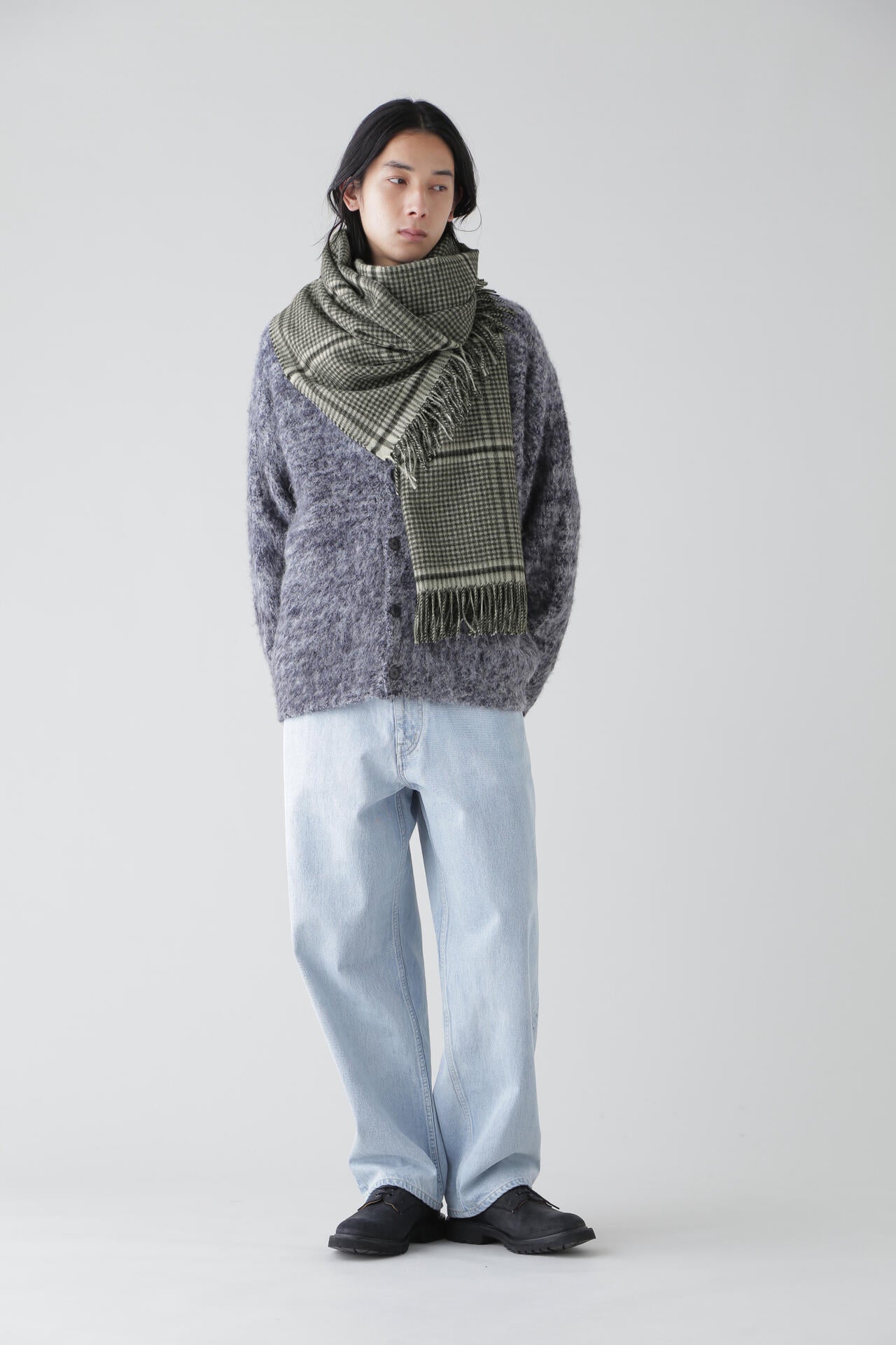 YLEVE × THE INOUE BROTHERS / DOUBLE FACE BRUSHED STOLE | YLÈVE