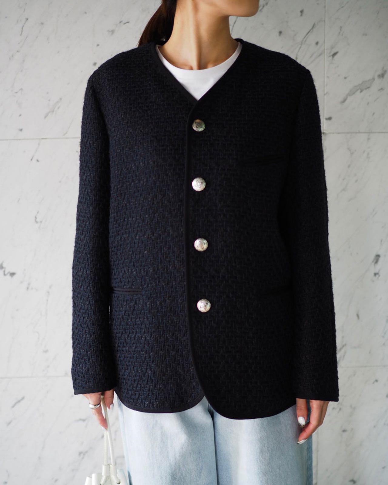 YLEVE / COTTON LINEN TWEED JACKET | YLÈVE（イレーヴ） ｜【公式