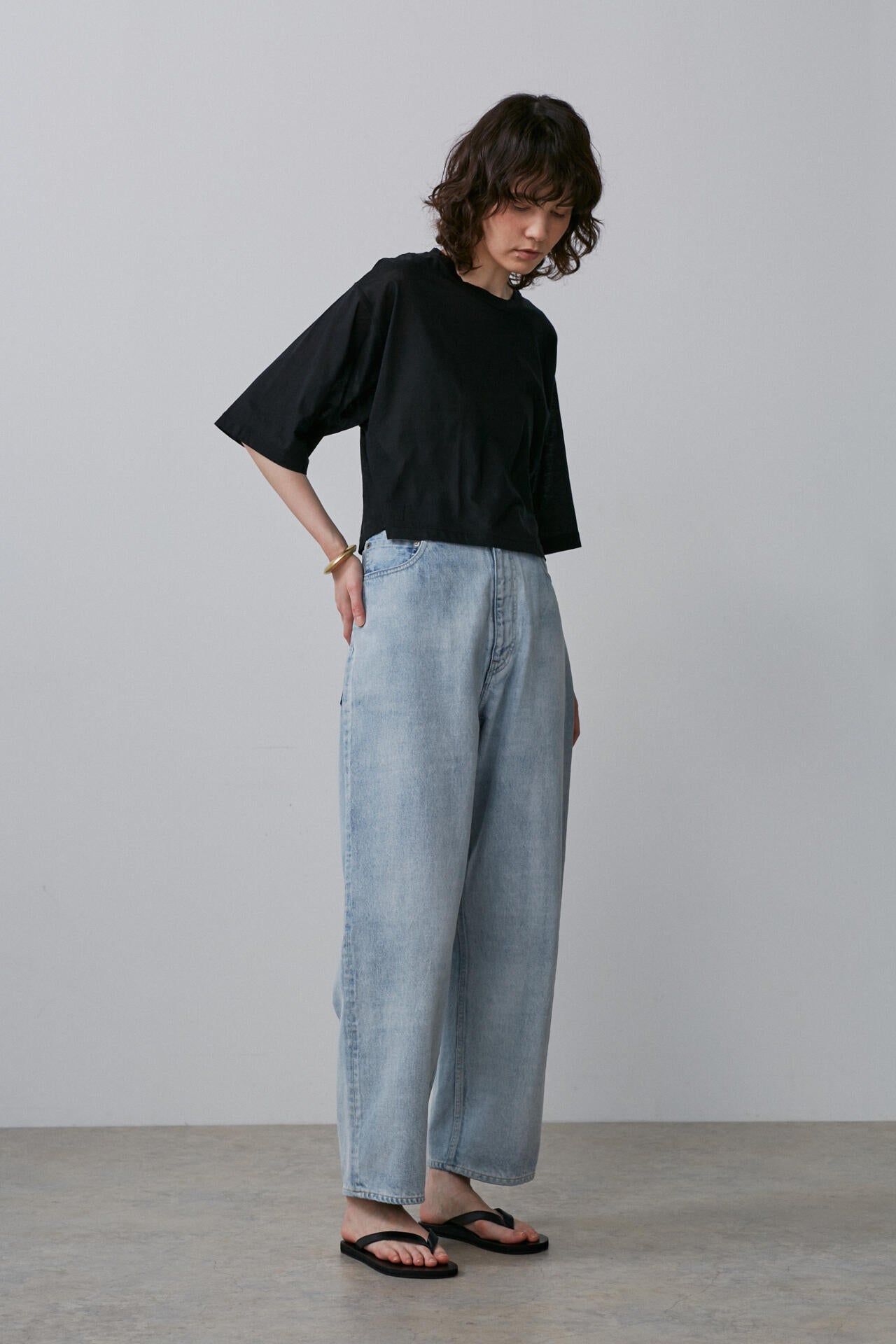 YLÈVE イレーヴ13.5oz DENIM BAGGY FADE 4 YLÈVE イレーヴ13.5oz DENIM BAGGY FADE 4 Namu Shop - Yleve 13.5 oz