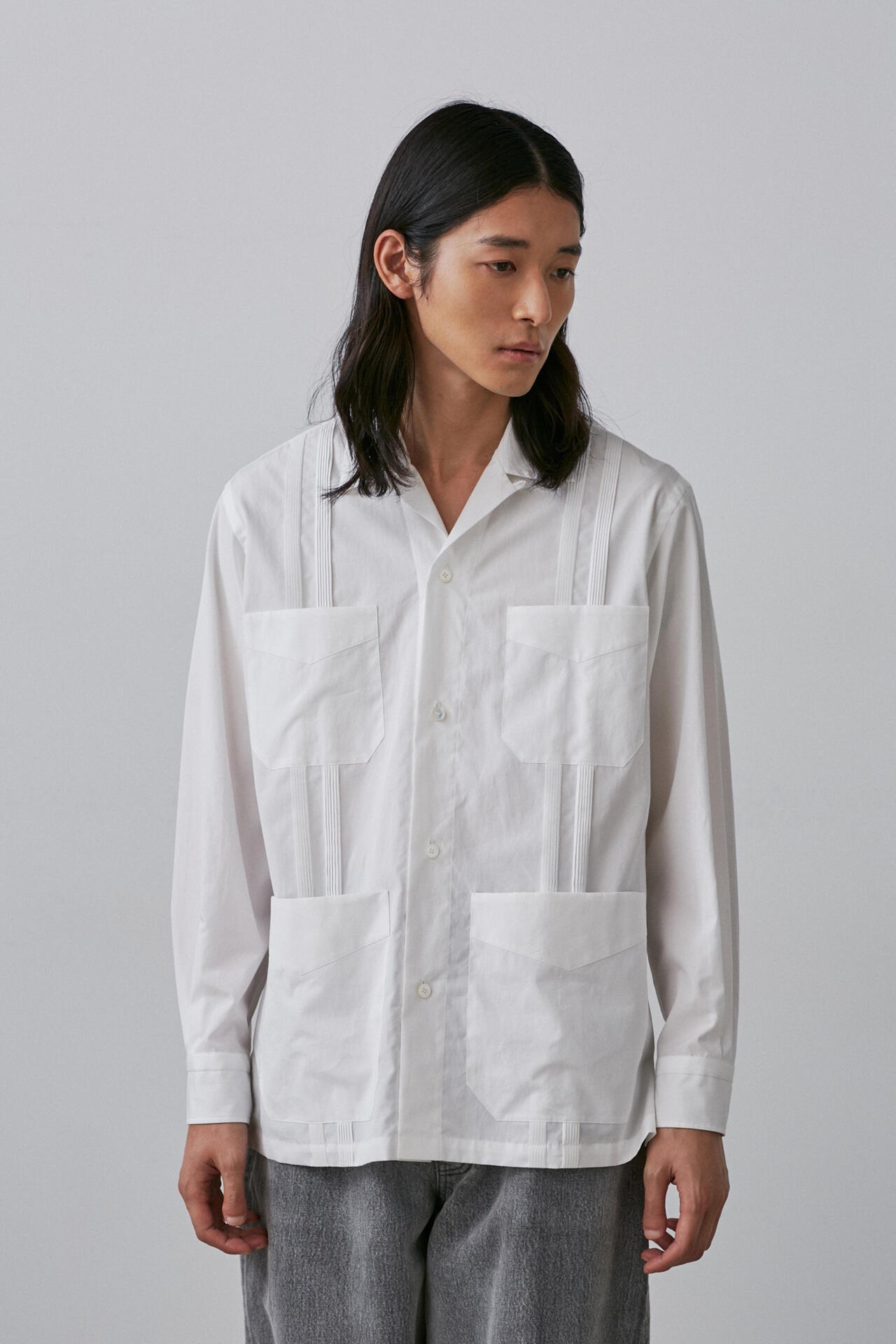 BOURRIENNE × YLEVE / COTTON TYPEWRITER CUBAN SH / WA | YLÈVE