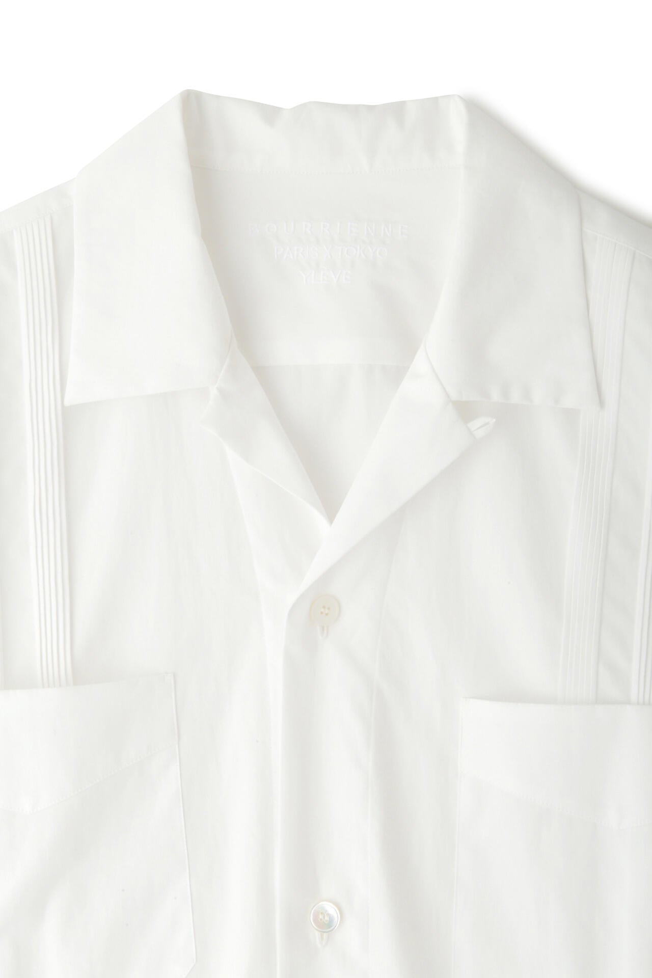 BOURRIENNE × YLEVE / COTTON TYPEWRITER CUBAN SH / WA | YLÈVE