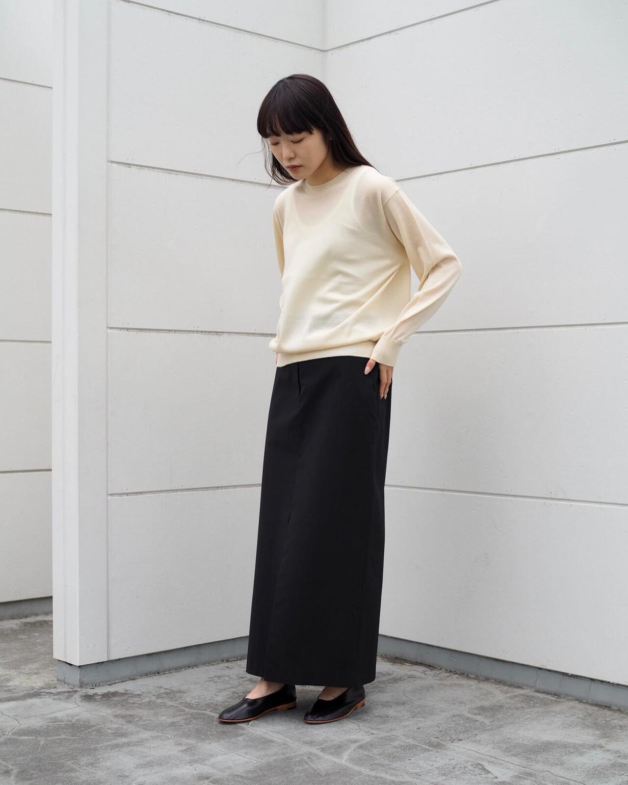 YLEVE / CASHMERE SILK KNIT PULLOVER